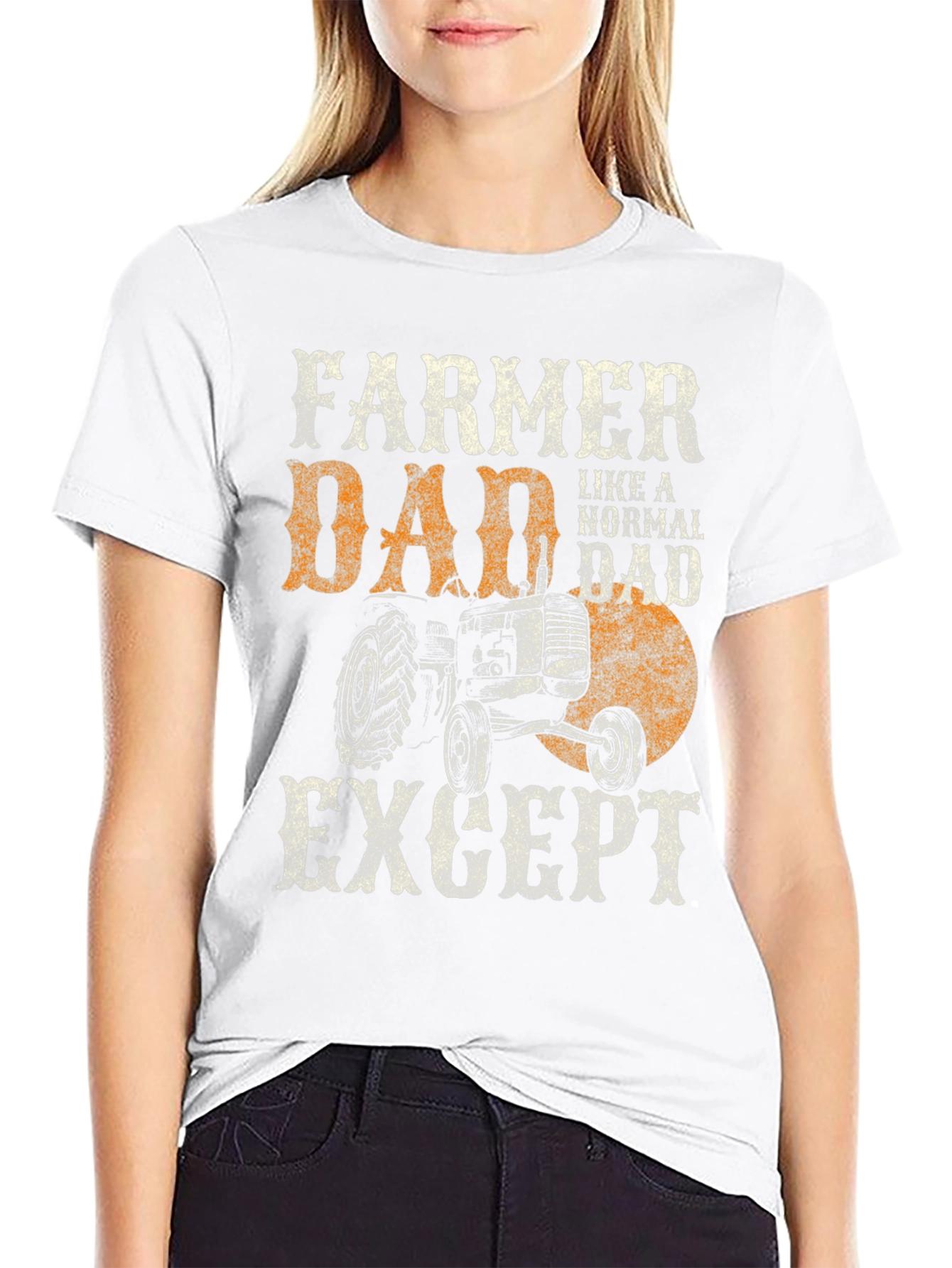 Farmer Dad T-Shirt - Tractor Graphic Tee