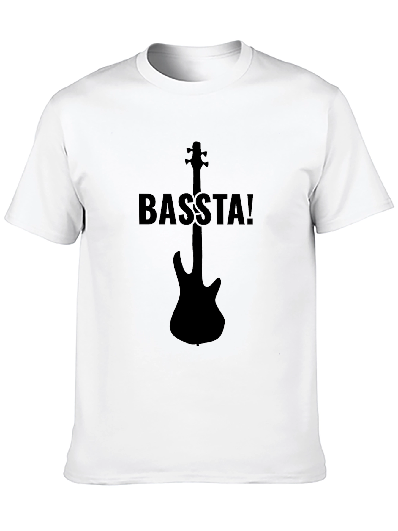 BASS-TA! Graphic Black T-Shirt