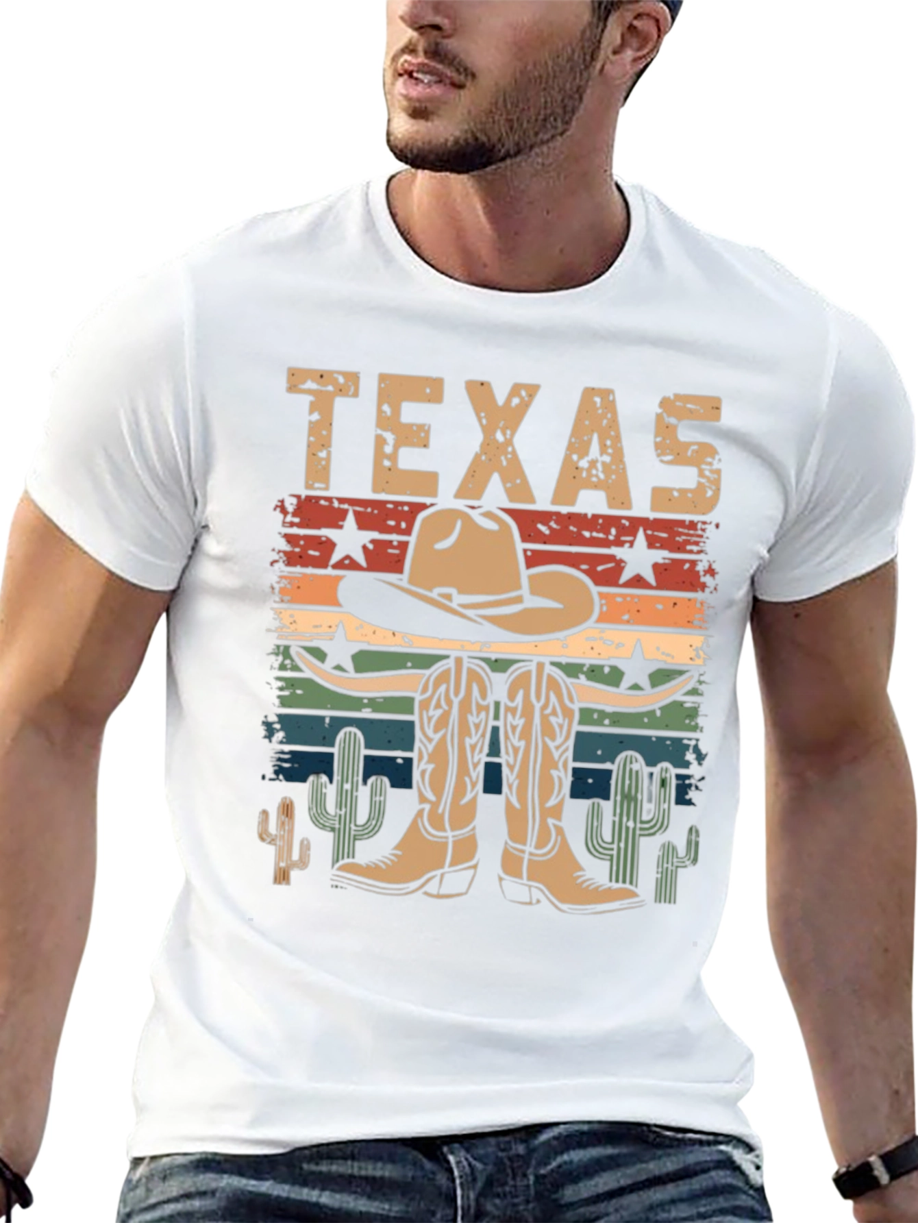 Texas Cowboy Graphic Tee