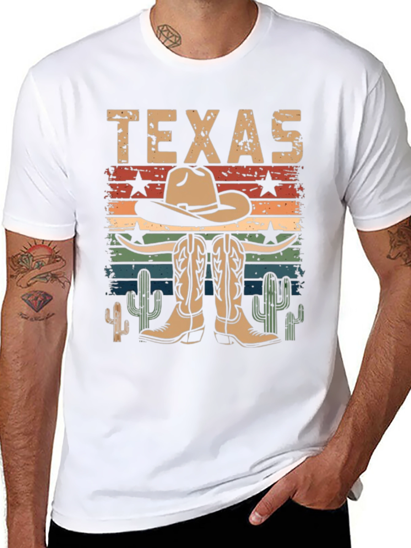 Texas Cowboy Graphic Tee