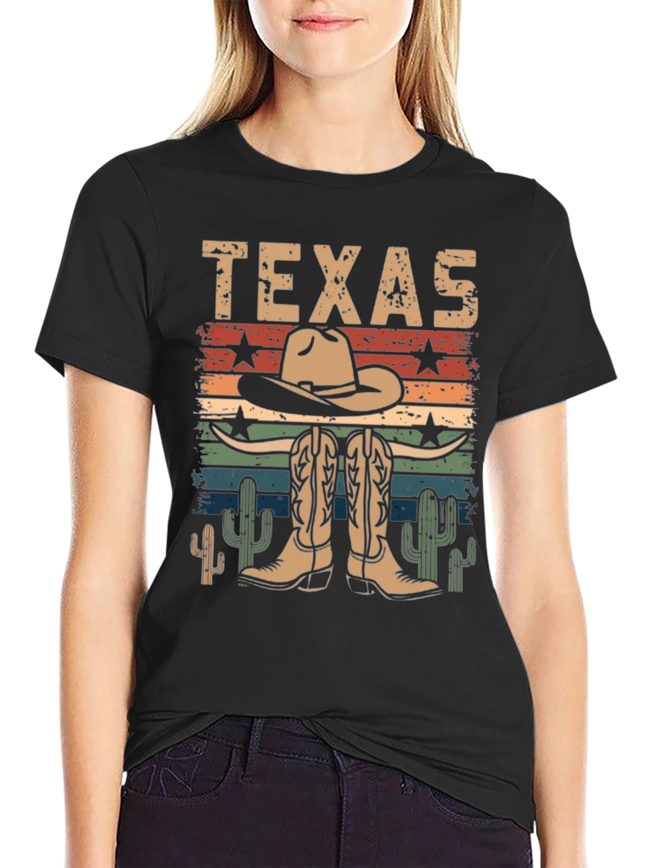 Texas Cowboy Graphic Tee