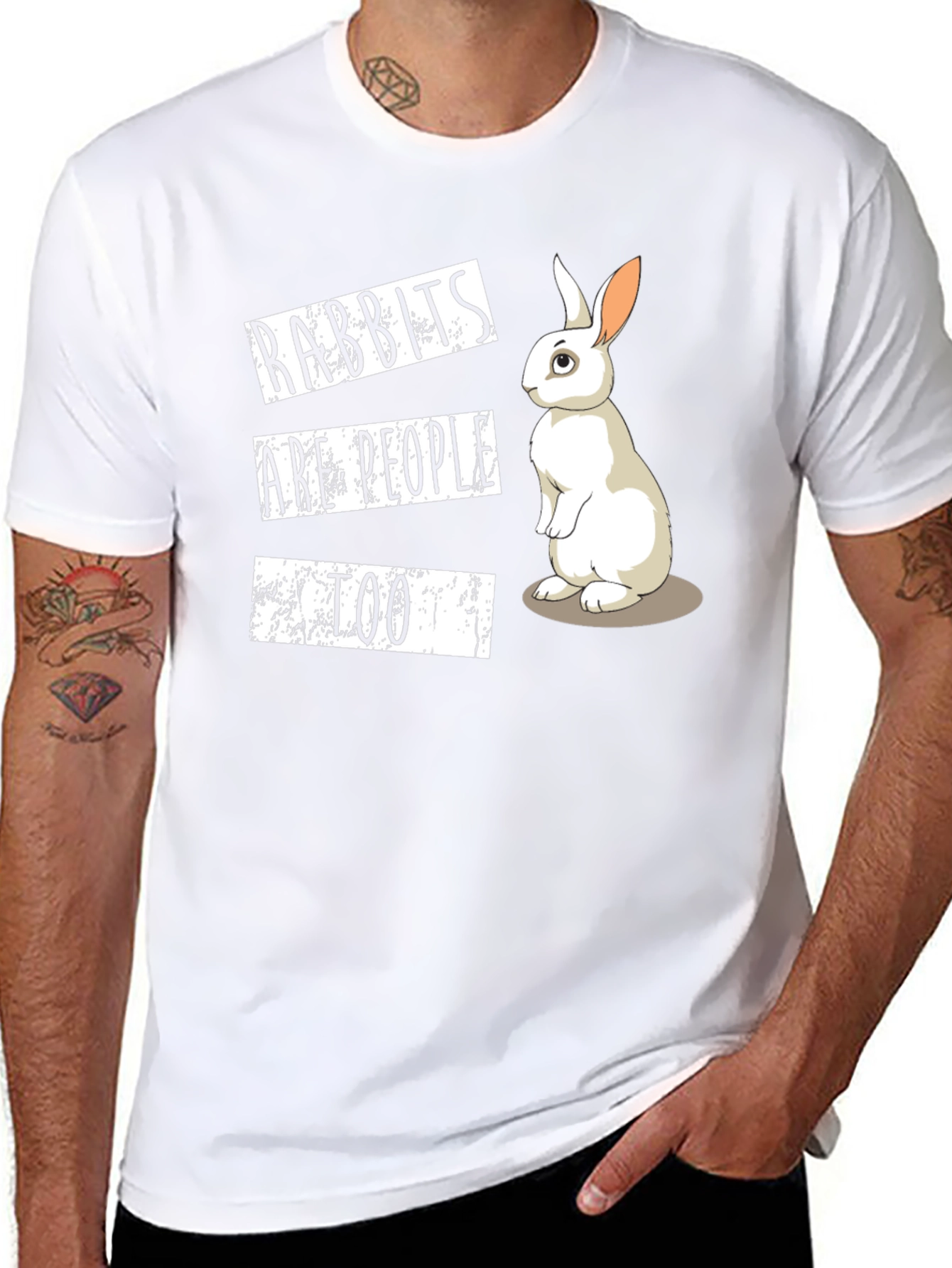 Rabbits Are People Too T-Shirt