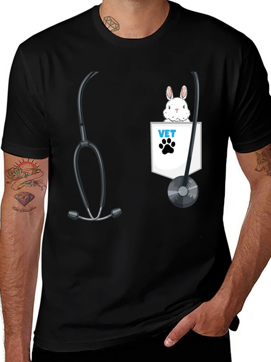 Vet Rabbit Pocket T-Shirt