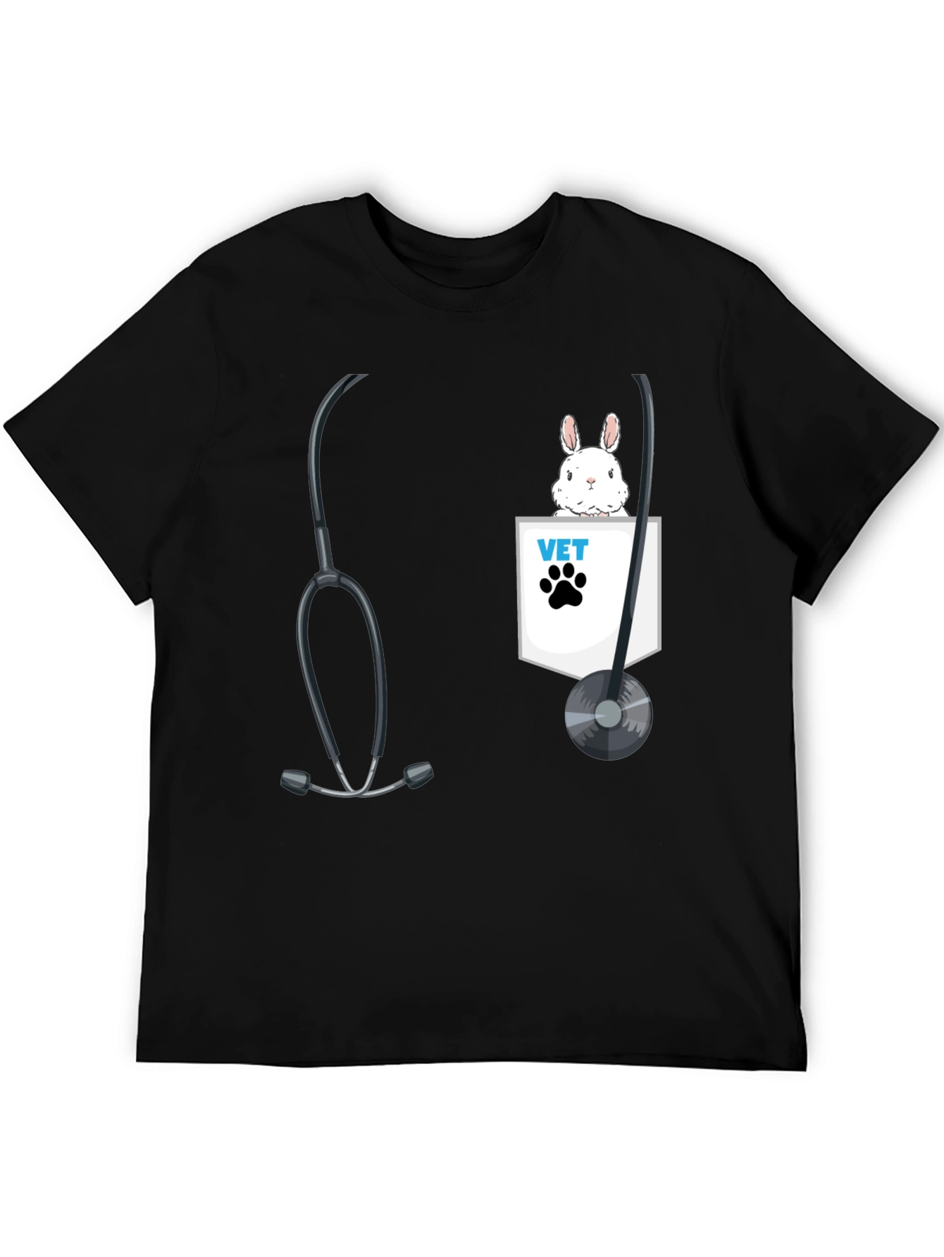 Vet Rabbit Pocket T-Shirt