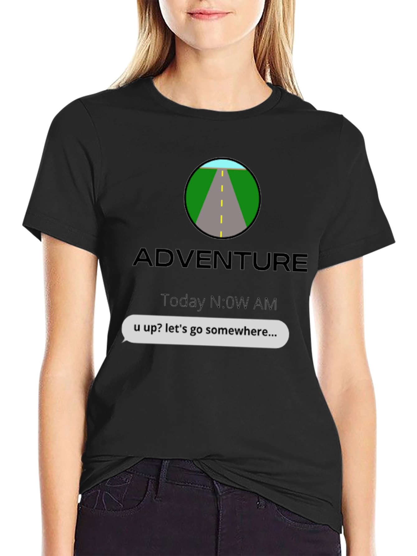 Adventure Awaits Graphic T-Shirt - Lets Go!