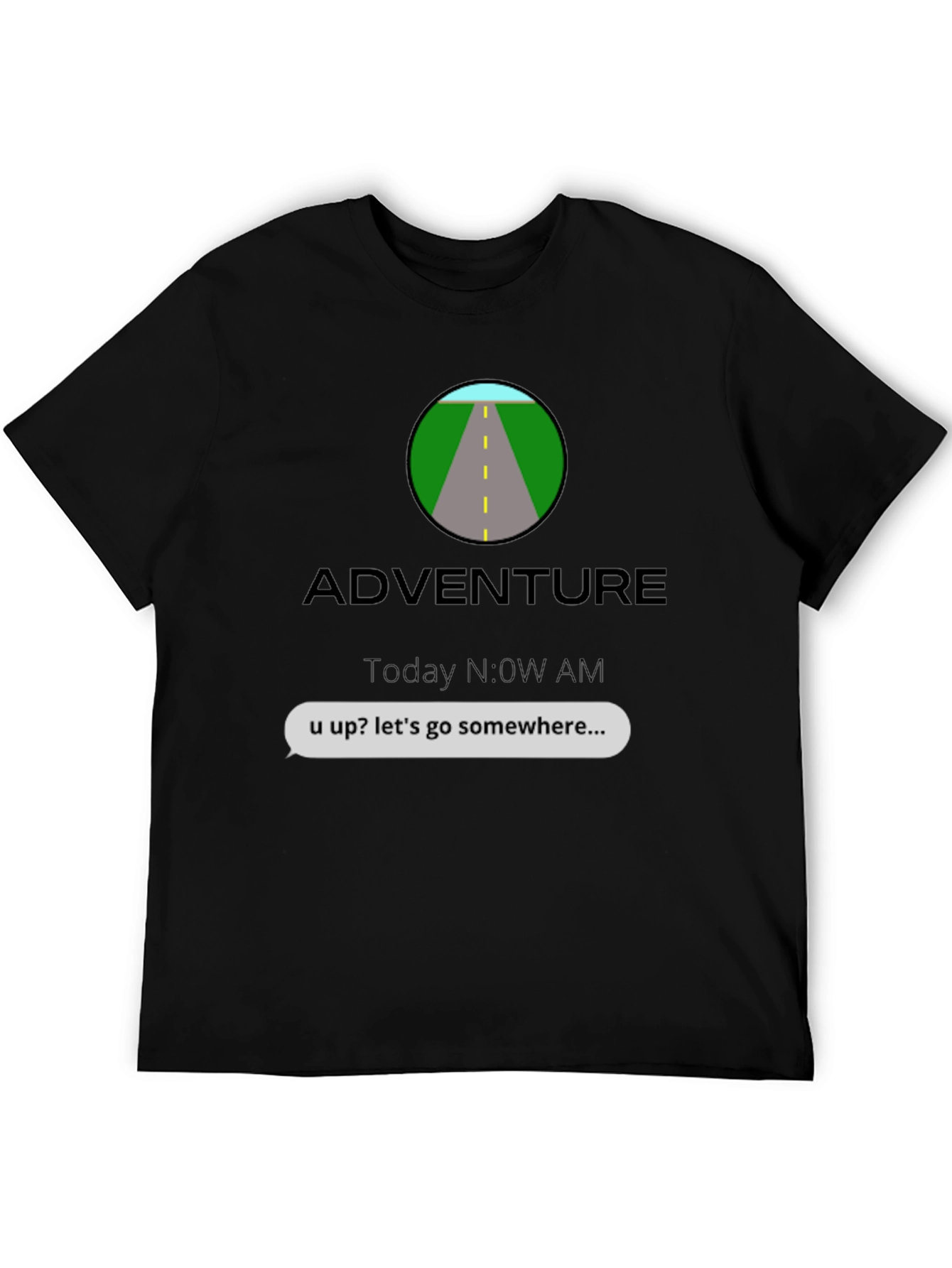 Adventure Awaits Graphic T-Shirt - Lets Go!