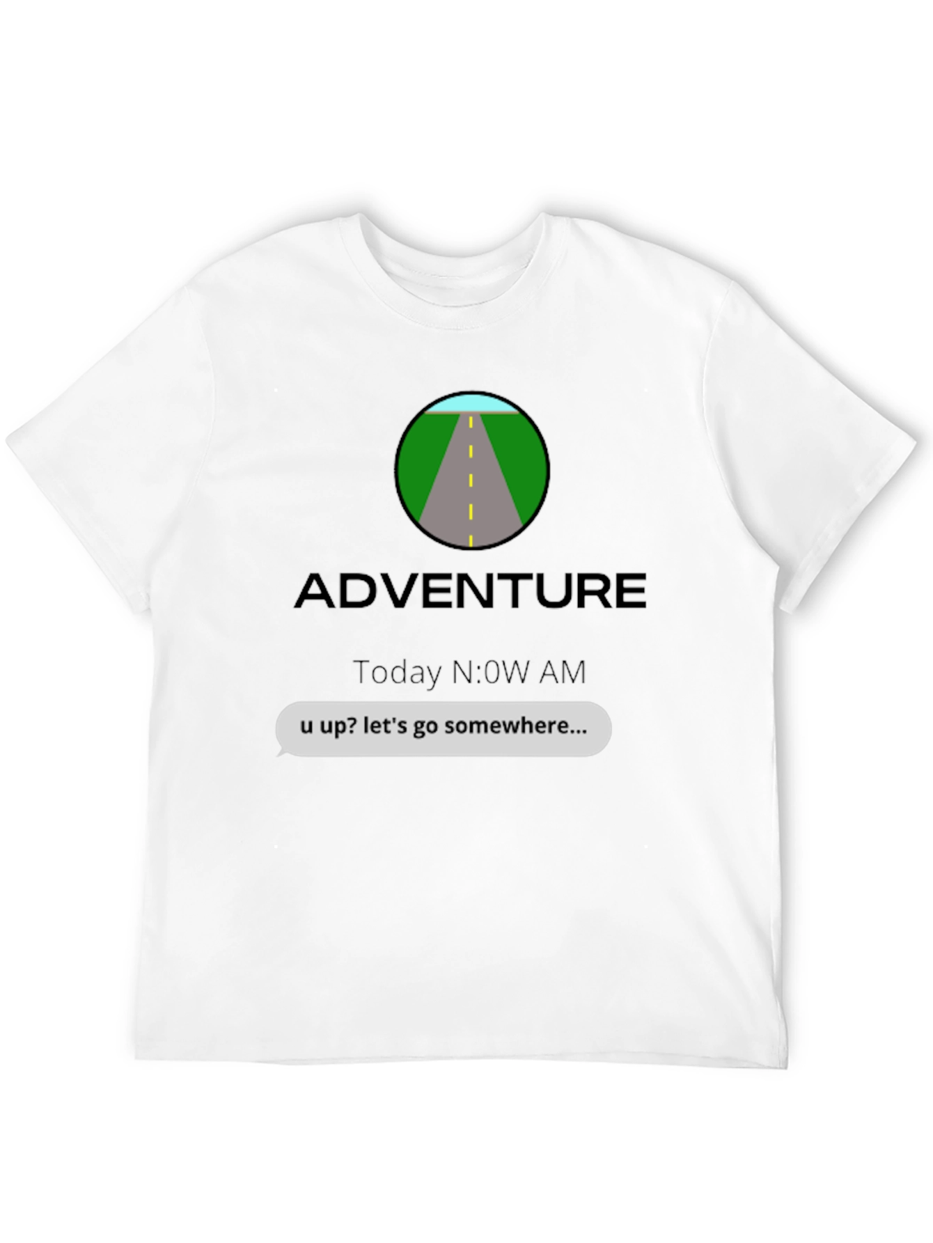 Adventure Awaits Graphic T-Shirt - Lets Go!