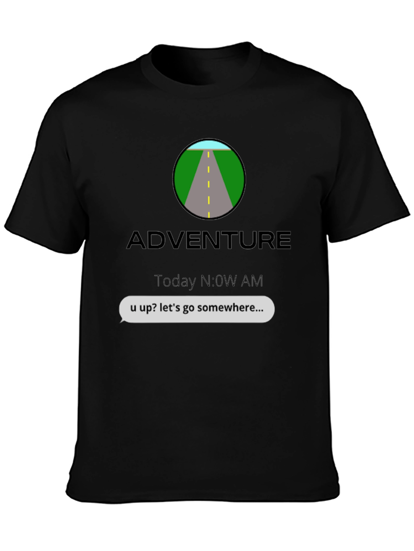 Adventure Awaits Graphic T-Shirt - Lets Go!