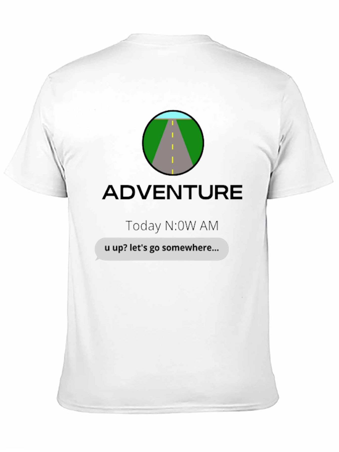 Adventure Awaits Graphic T-Shirt - Lets Go!
