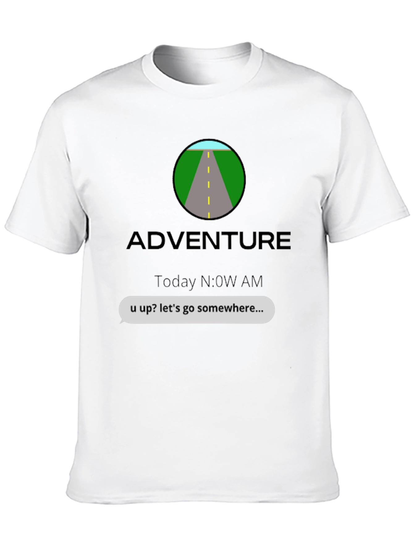 Adventure Awaits Graphic T-Shirt - Lets Go!