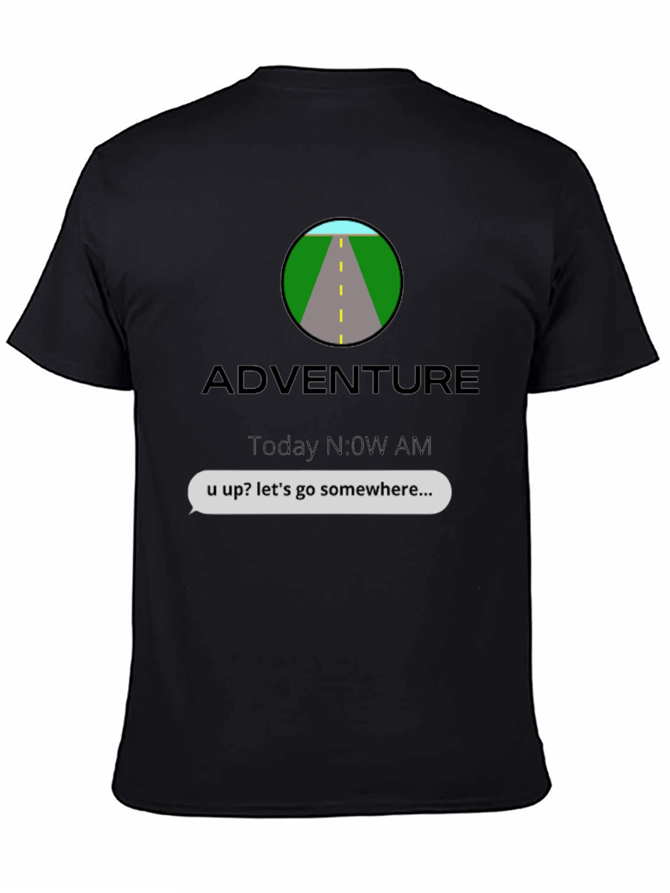 Adventure Awaits Graphic T-Shirt - Lets Go!