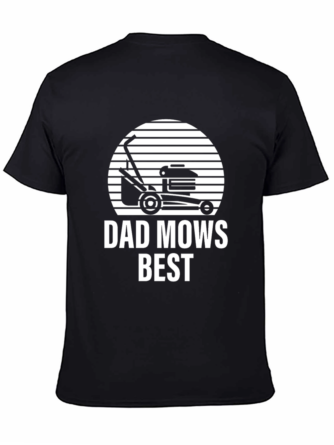 Dad Mows Best T-Shirt - Fathers Day Gift