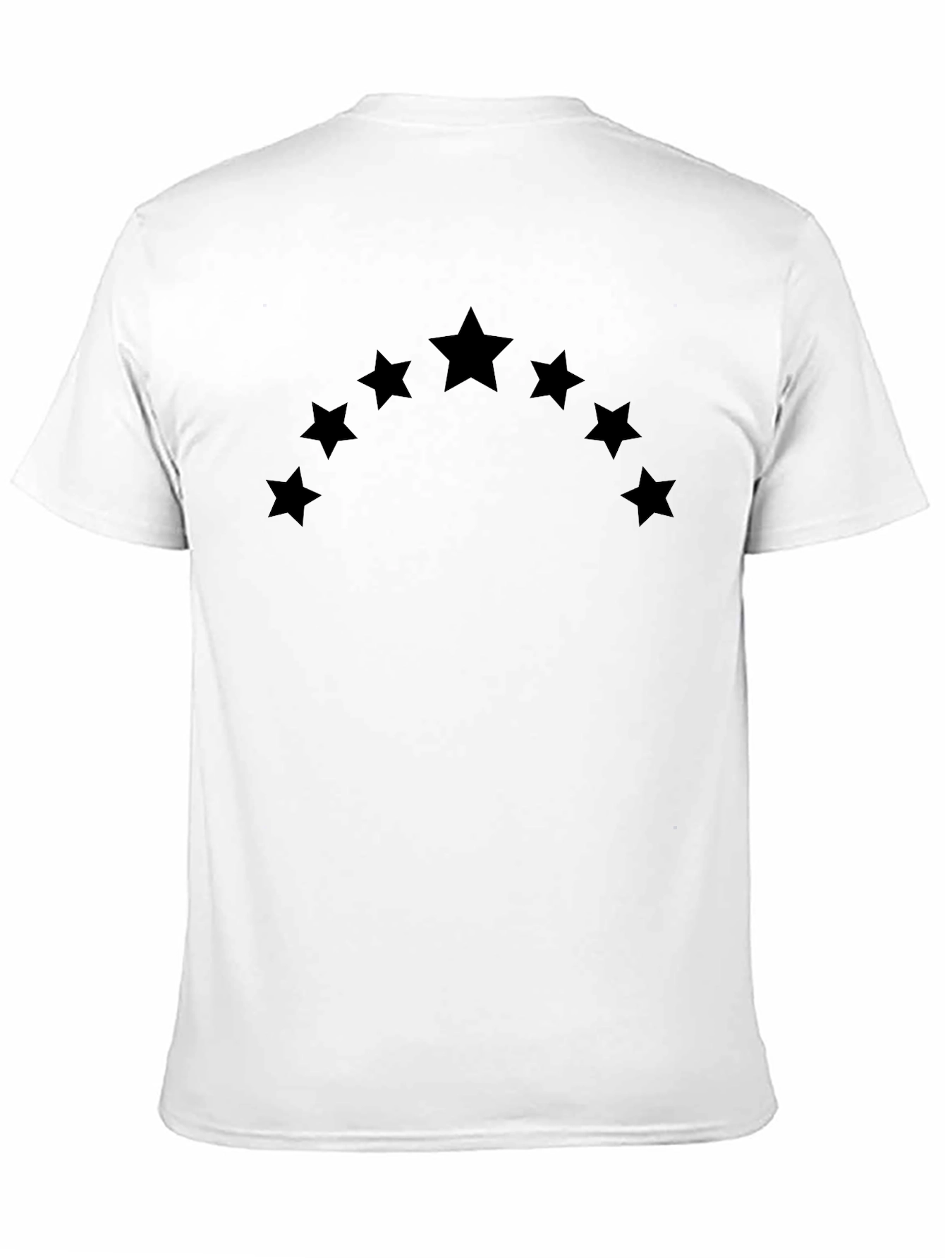 Star Arc Black T-Shirt - Casual Style