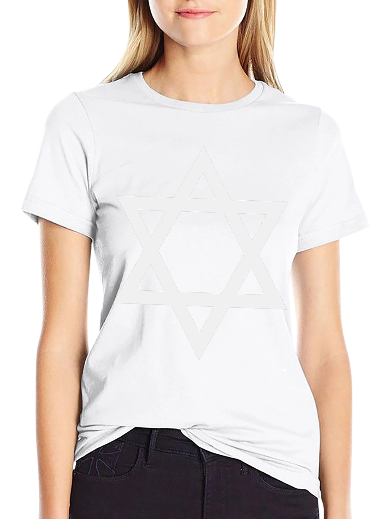 Star of David T-Shirt - Classic Black Tee