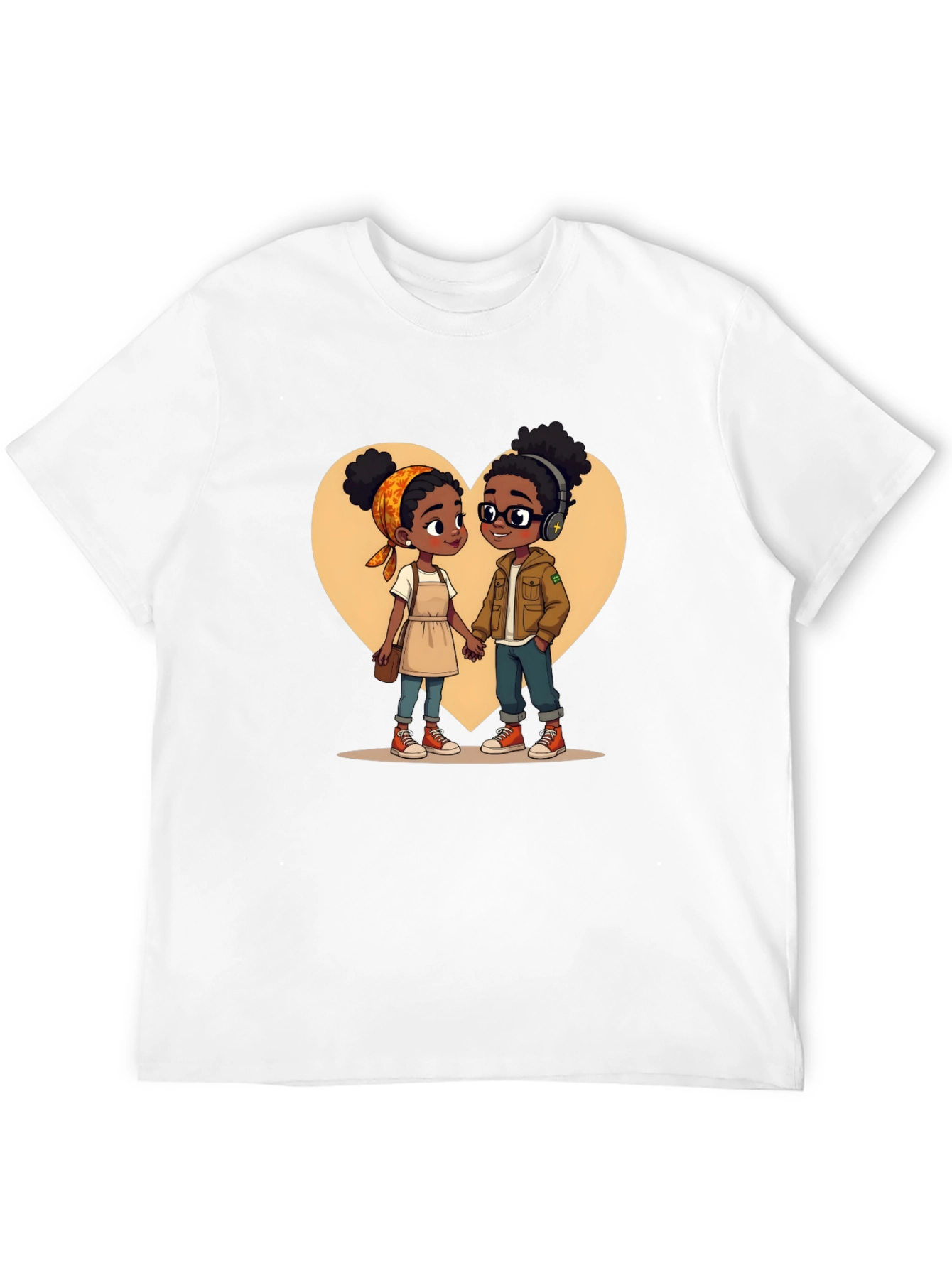 Cute Couple T-Shirt - Cartoon Love Tee