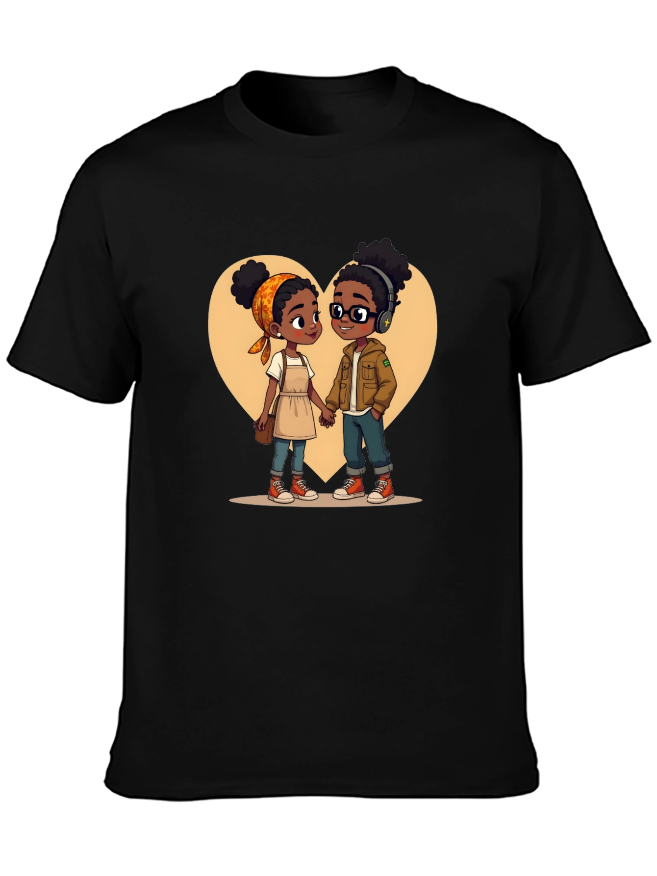 Cute Couple T-Shirt - Cartoon Love Tee