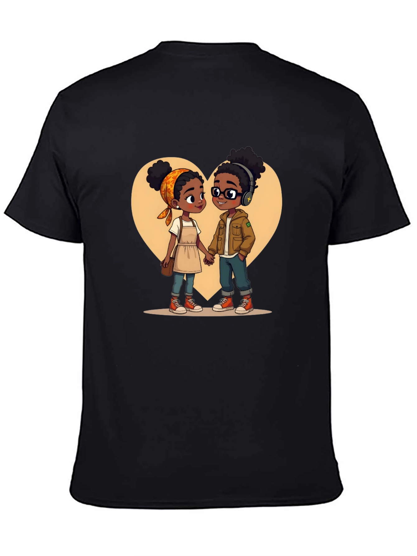 Cute Couple T-Shirt - Cartoon Love Tee