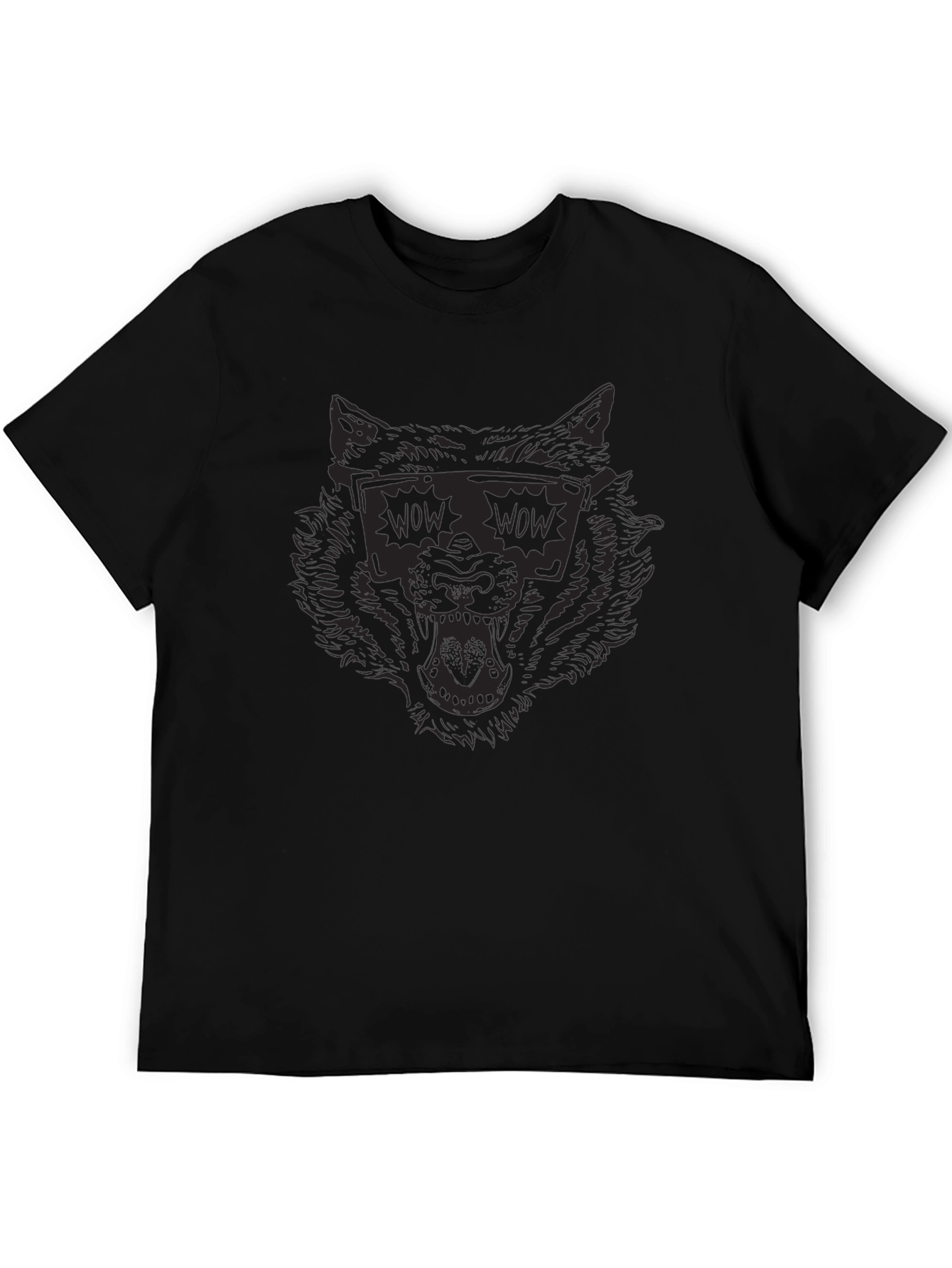 Cool Wolf WOW Sunglasses Graphic Tee