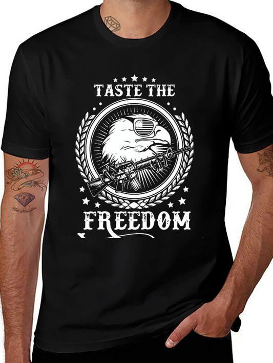 Taste the Freedom Patriotic Eagle T-Shirt