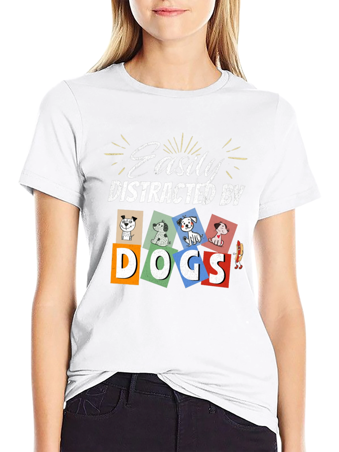 Easily Distracted By Dogs T-Shirt