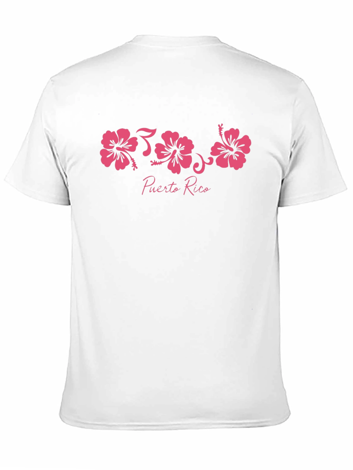 Puerto Rico Hibiscus Flower Graphic T-Shirt
