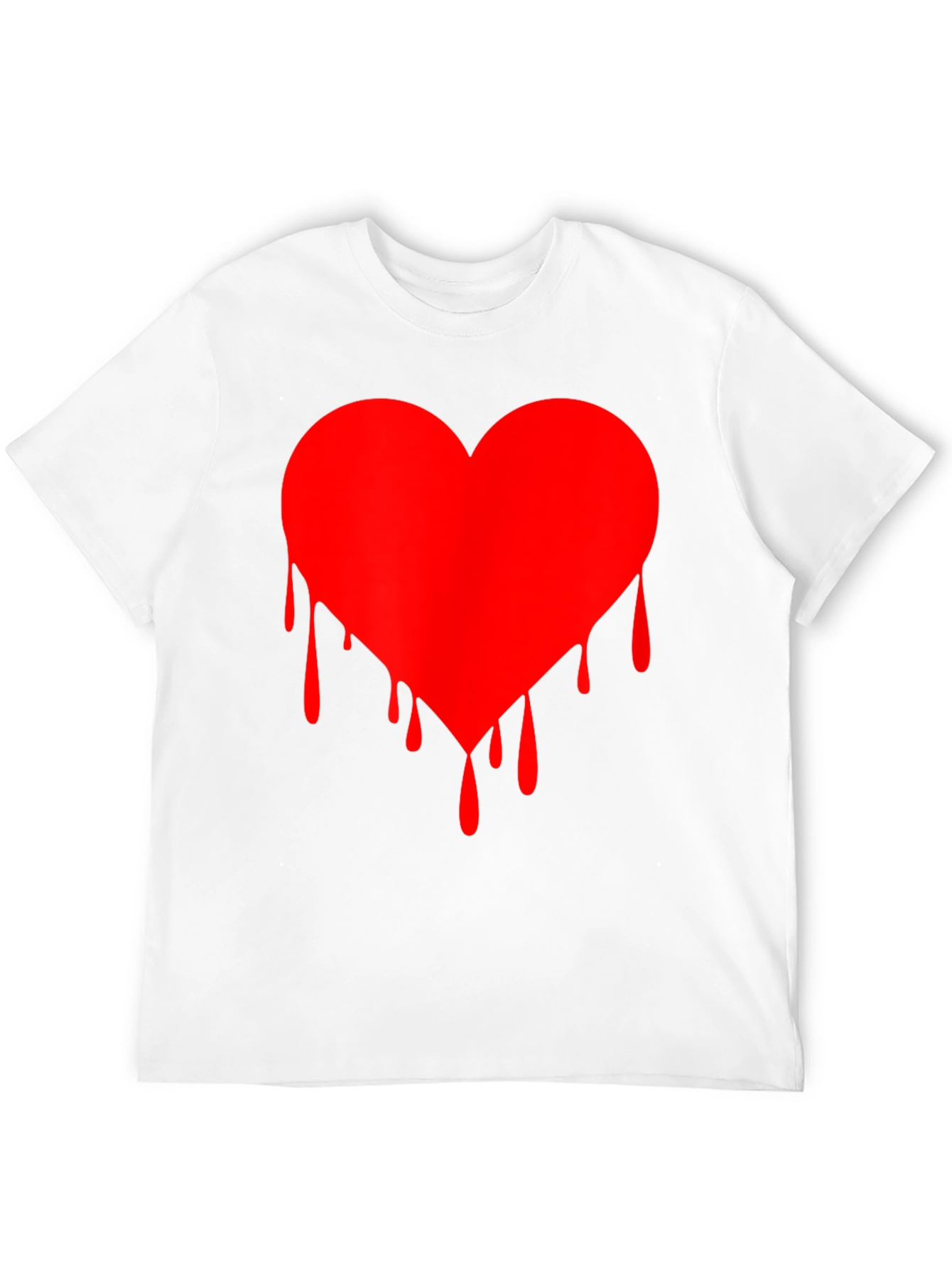 Bleeding Heart Graphic Tee - Bold Statement T-Shirt