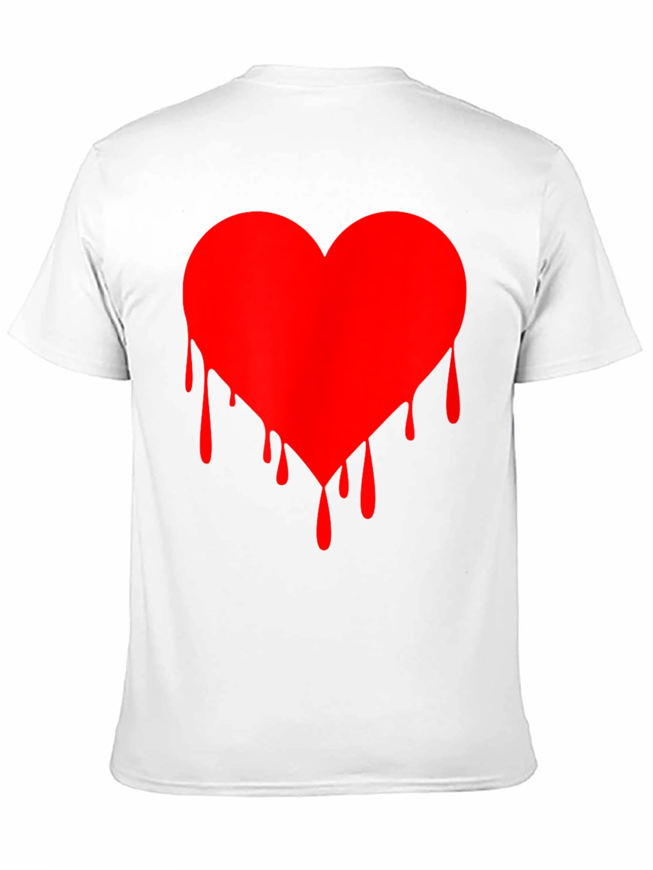 Bleeding Heart Graphic Tee - Bold Statement T-Shirt
