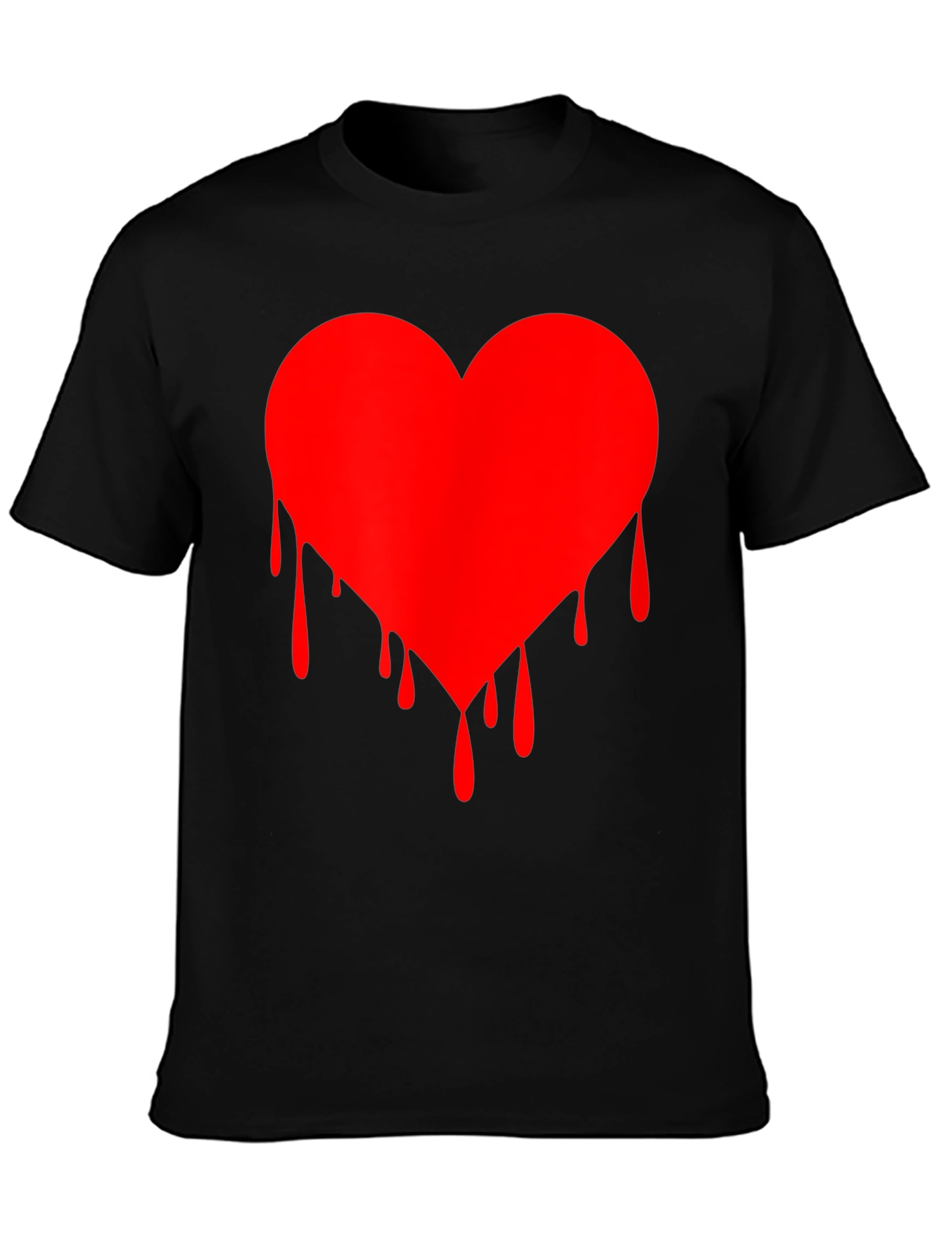 Bleeding Heart Graphic Tee - Bold Statement T-Shirt
