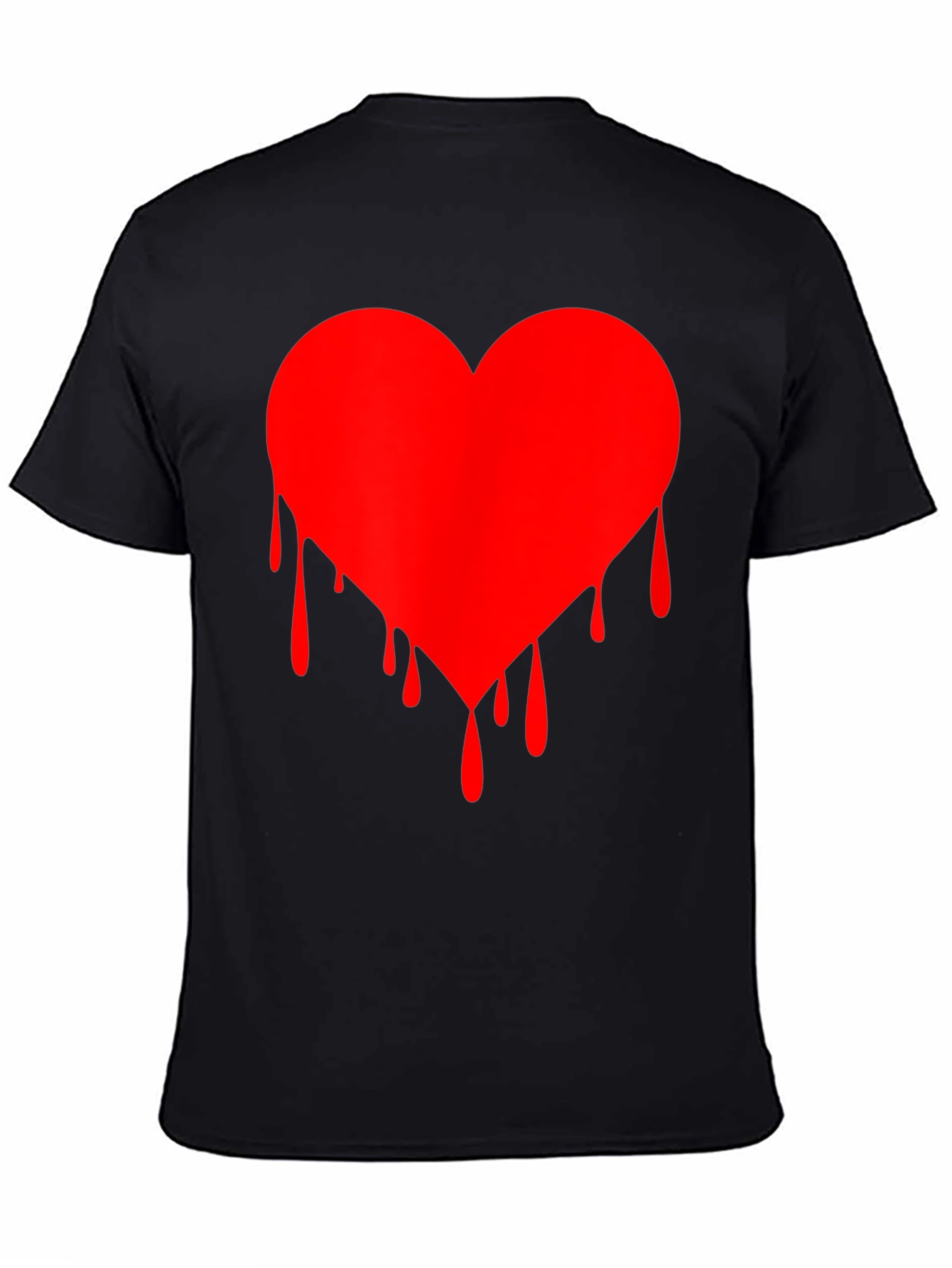 Bleeding Heart Graphic Tee - Bold Statement T-Shirt