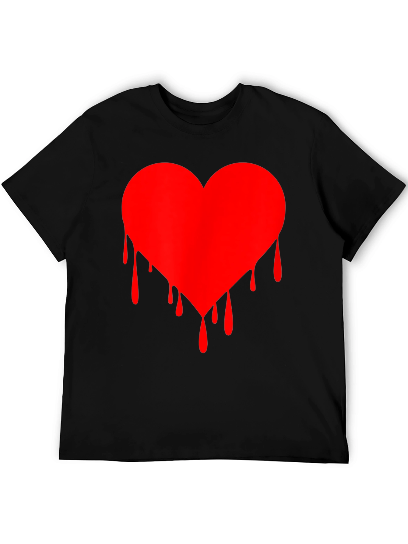 Bleeding Heart Graphic Tee - Bold Statement T-Shirt
