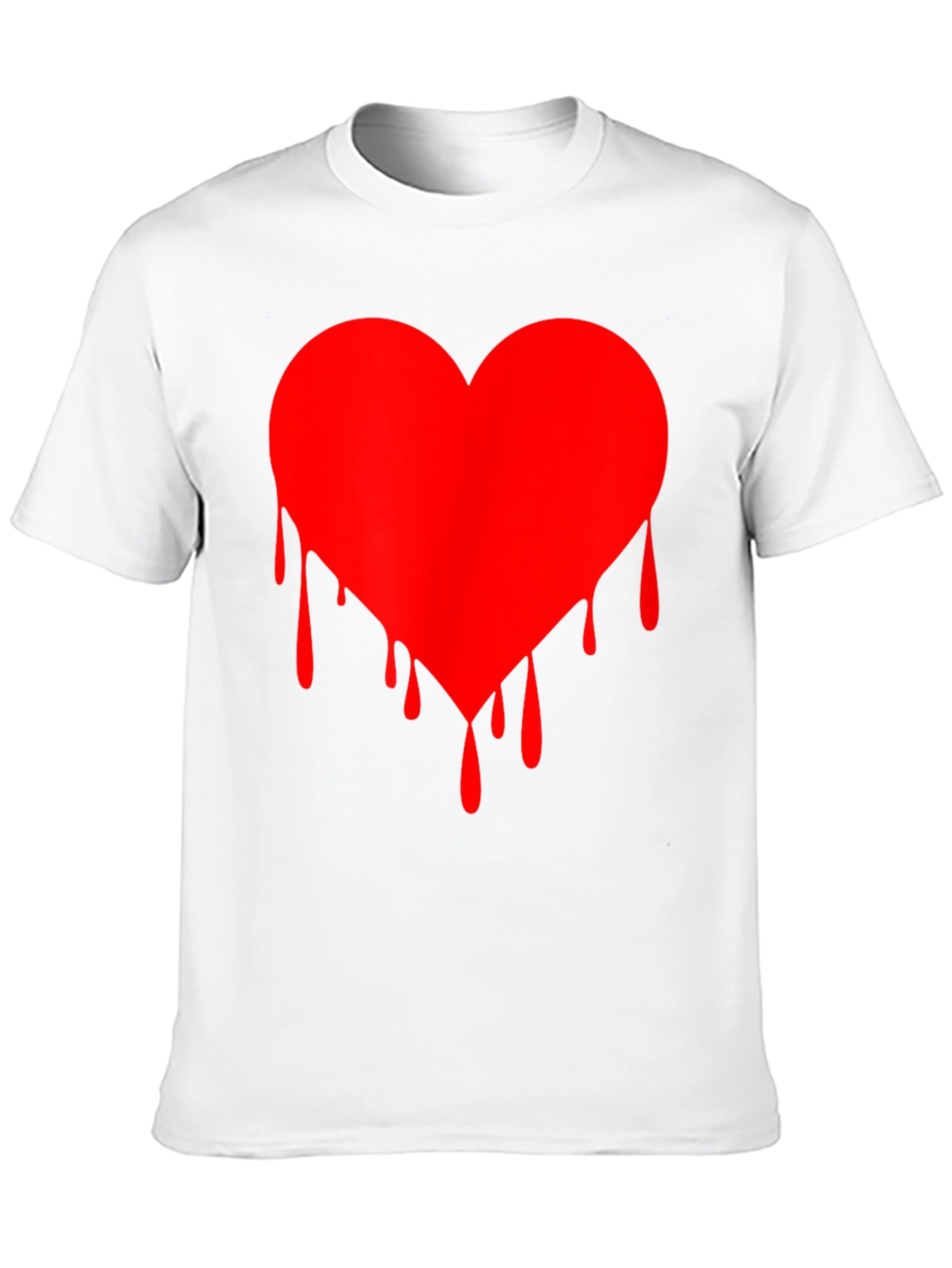 Bleeding Heart Graphic Tee - Bold Statement T-Shirt