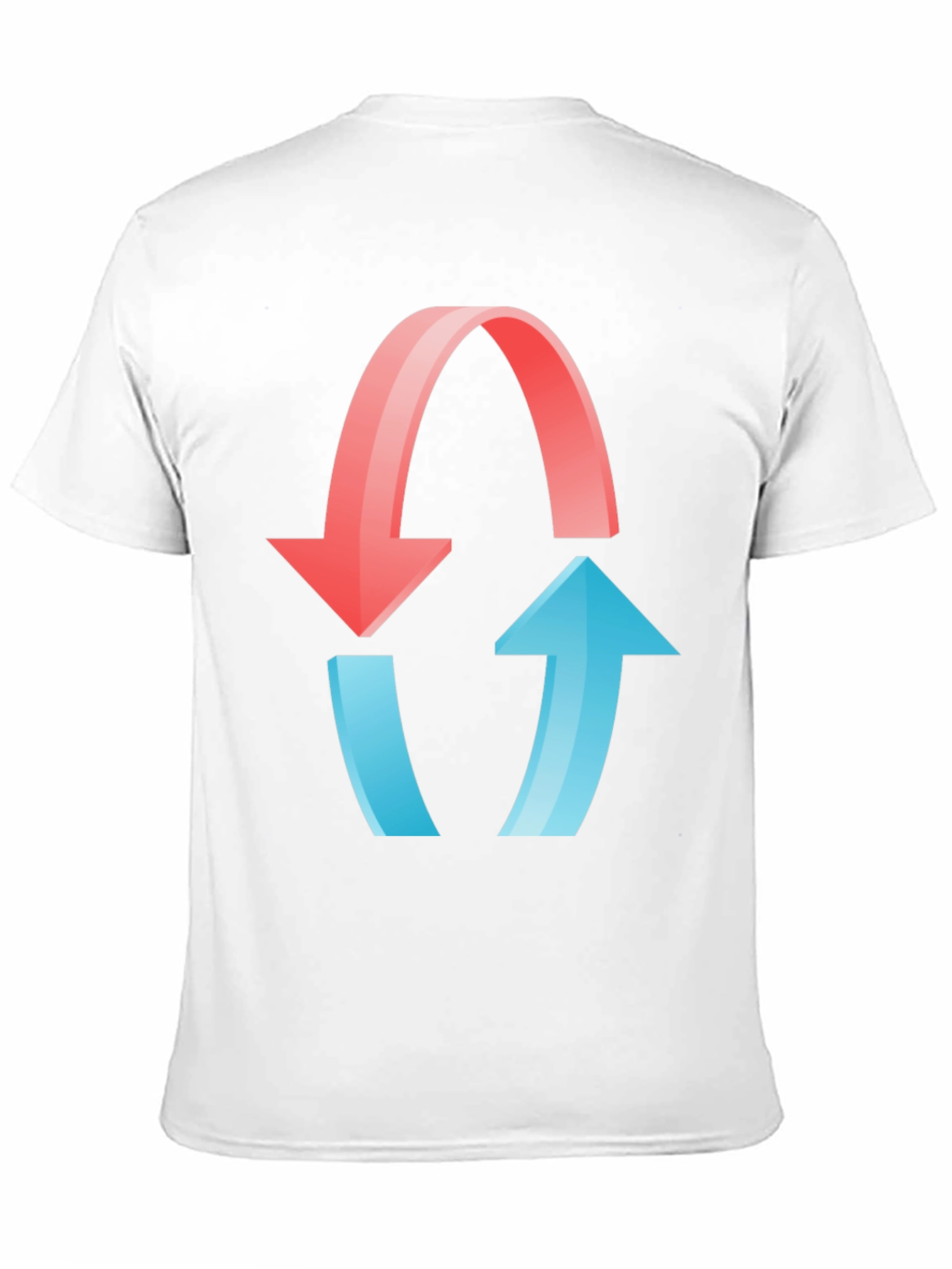 Reciprocal Arrows Graphic T-Shirt - Black Cotton Blend