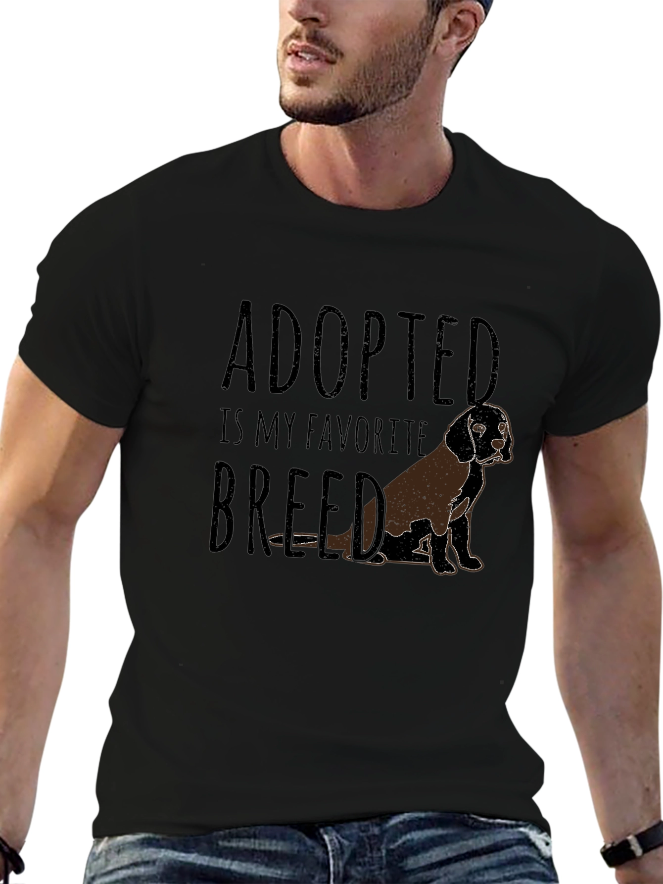 Adopted is My Favorite Breed Dog T-Shirt