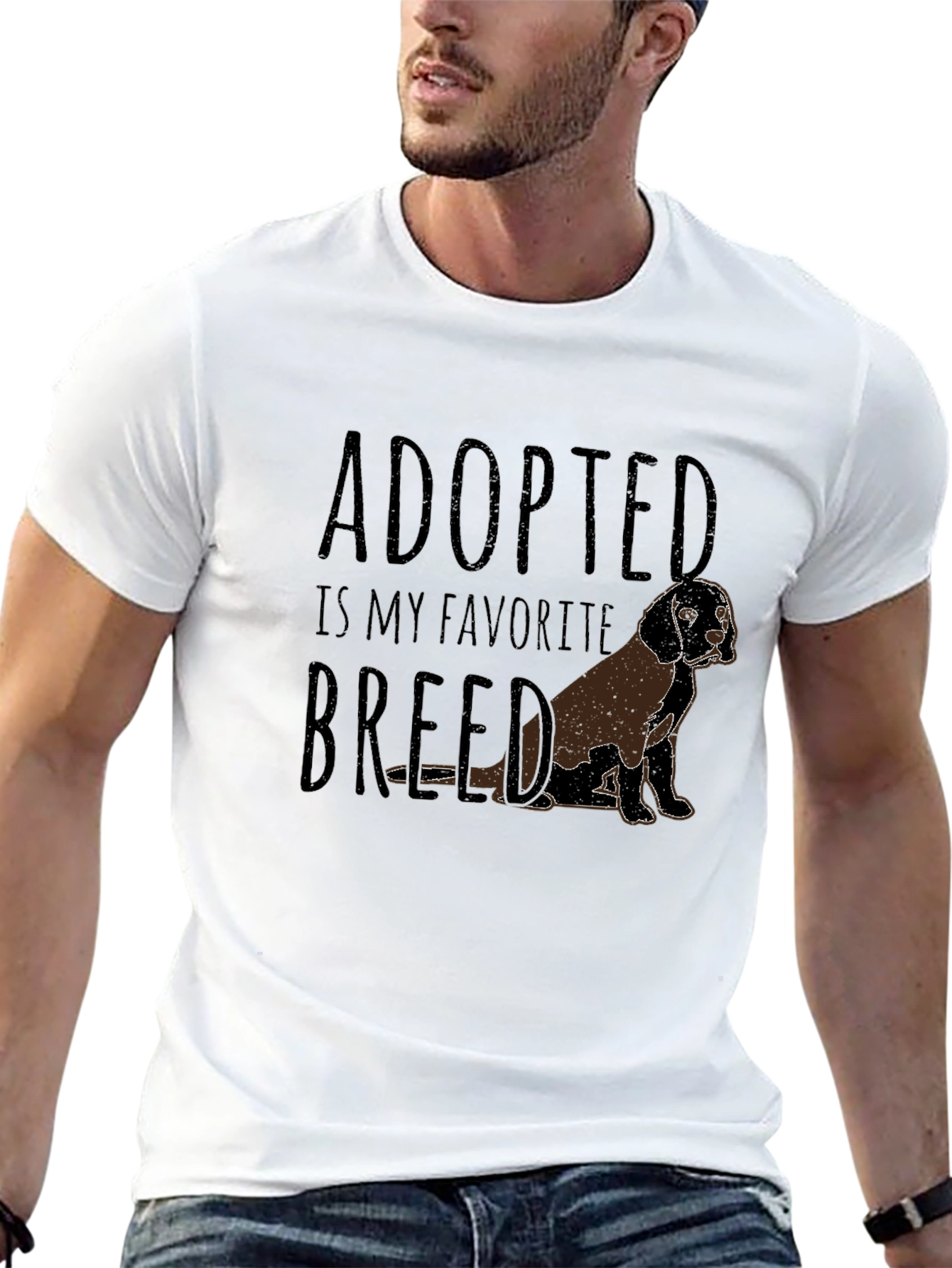 Adopted is My Favorite Breed Dog T-Shirt