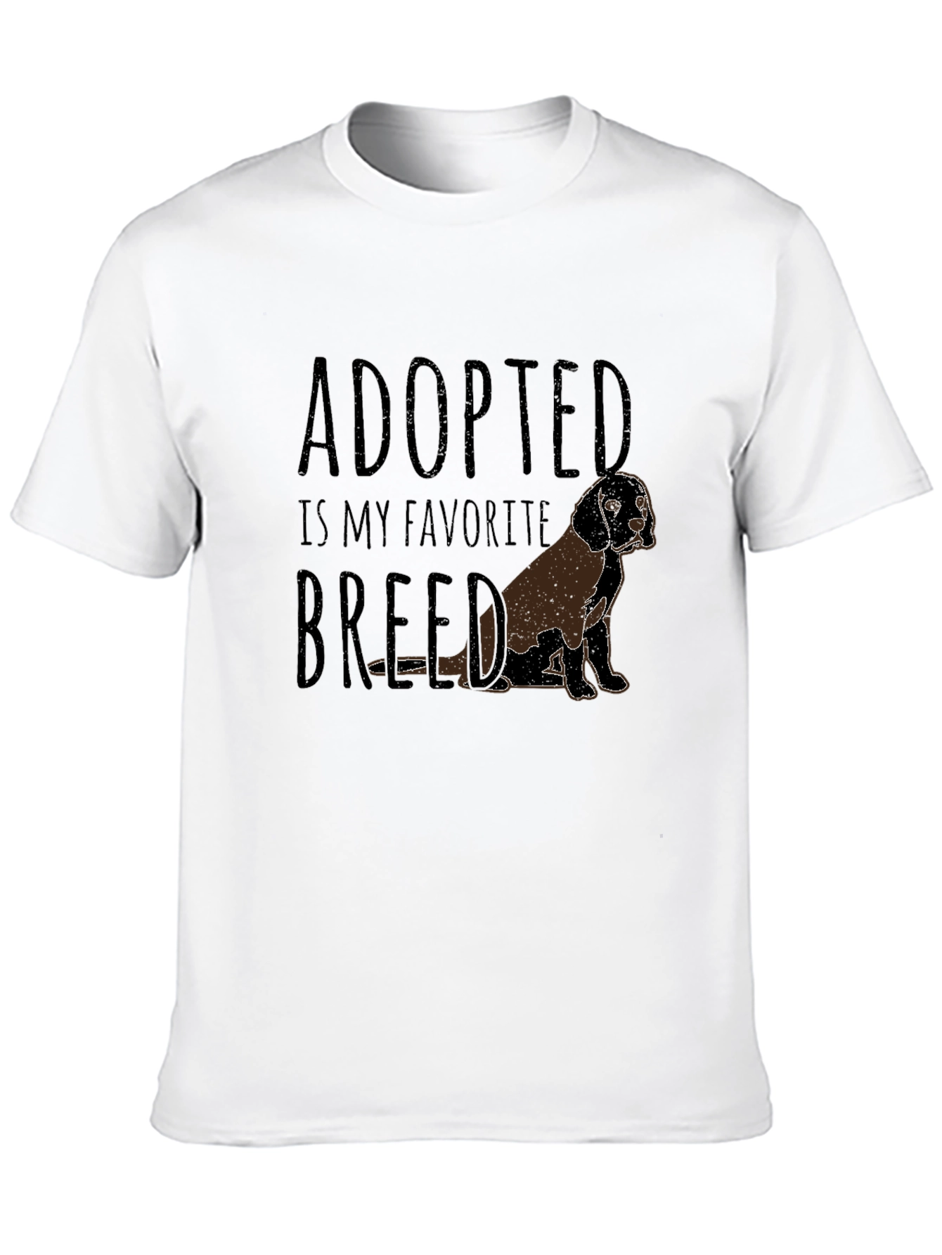 Adopted is My Favorite Breed Dog T-Shirt