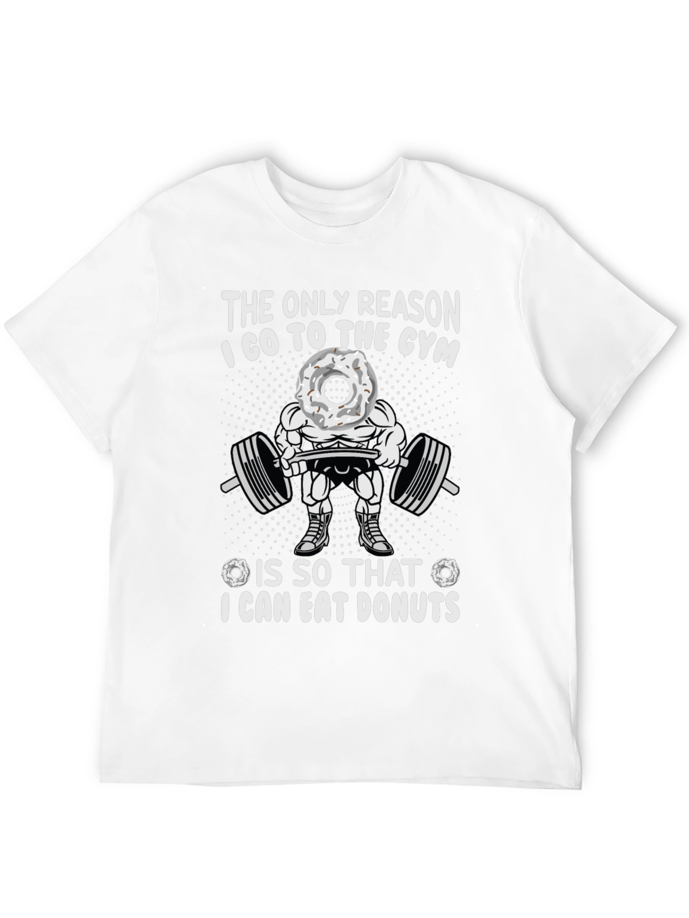 Gym & Donuts Graphic T-Shirt
