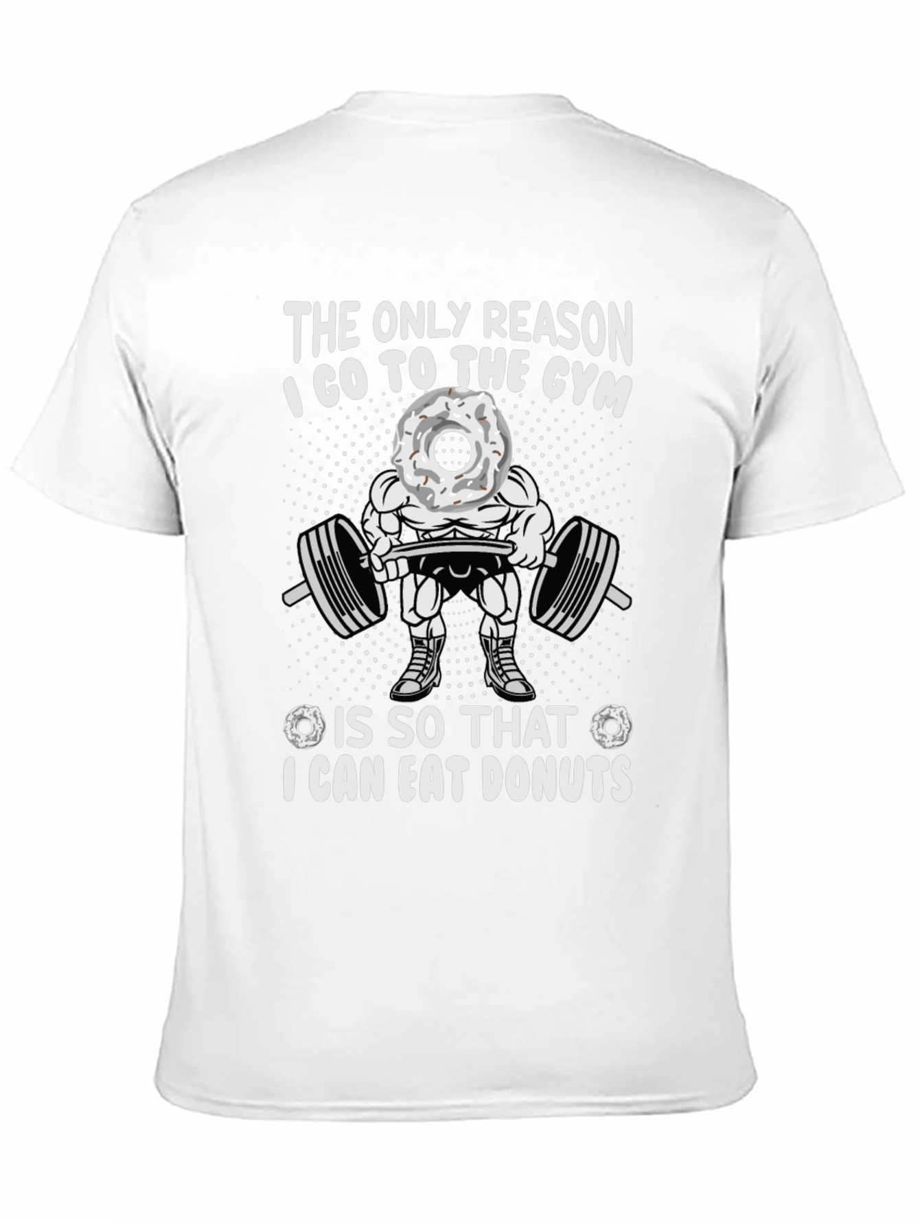 Gym & Donuts Graphic T-Shirt