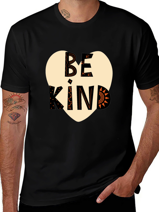 Be Kind Graphic Tee - Heart Design