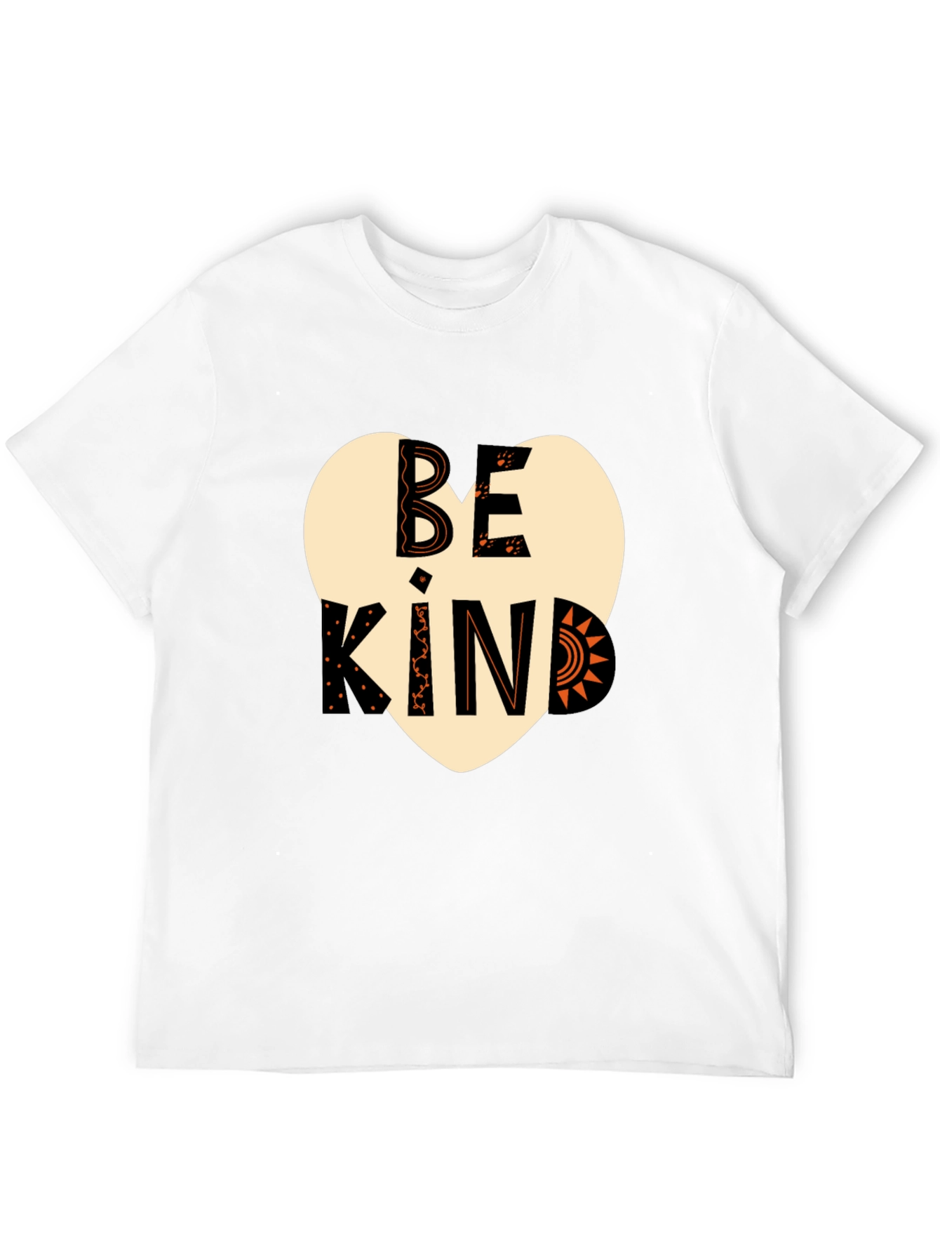 Be Kind Graphic Tee - Heart Design