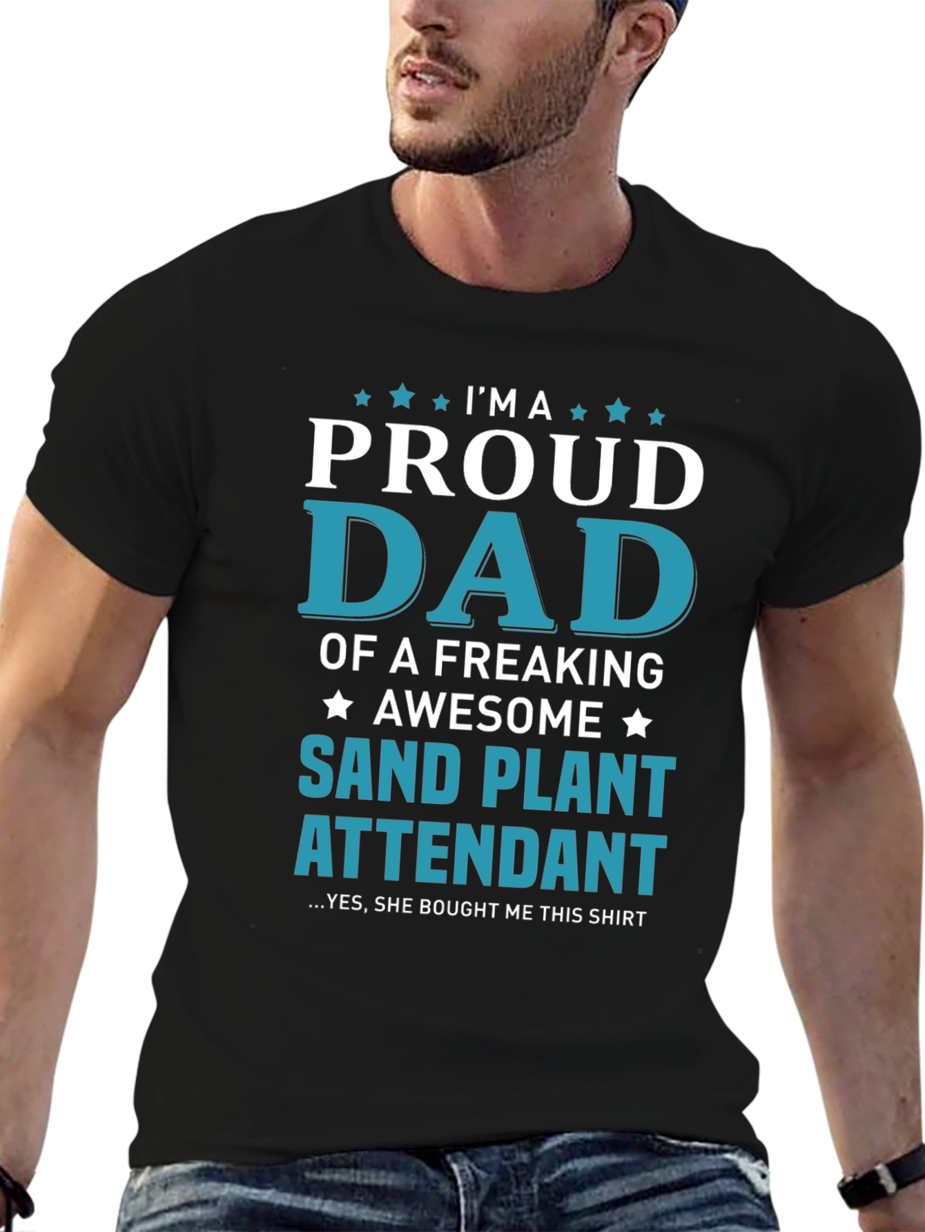 Proud Dad Sand Plant Attendant Graphic Tee