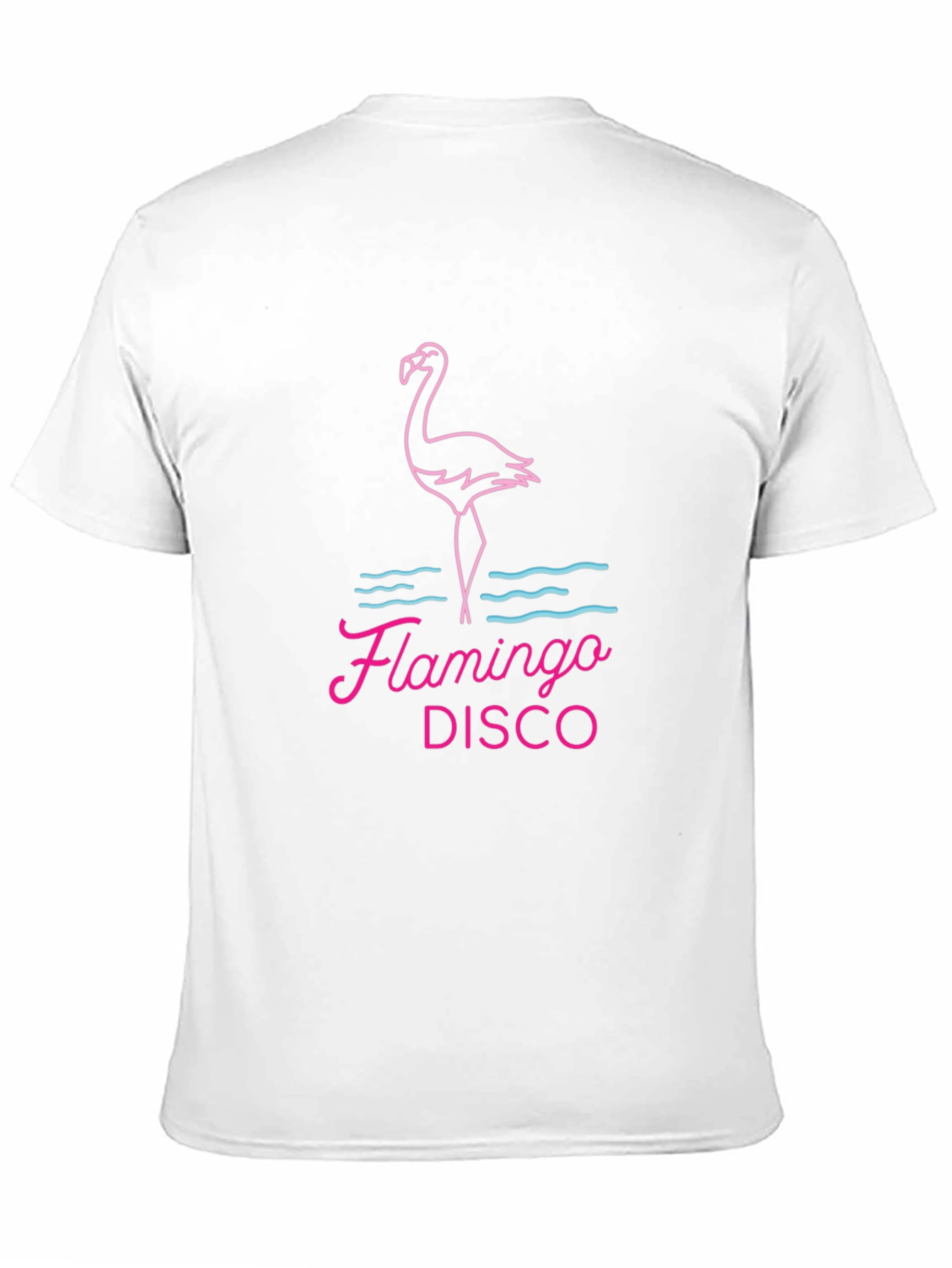 Flamingo Disco Graphic Tee - Retro Party Shirt