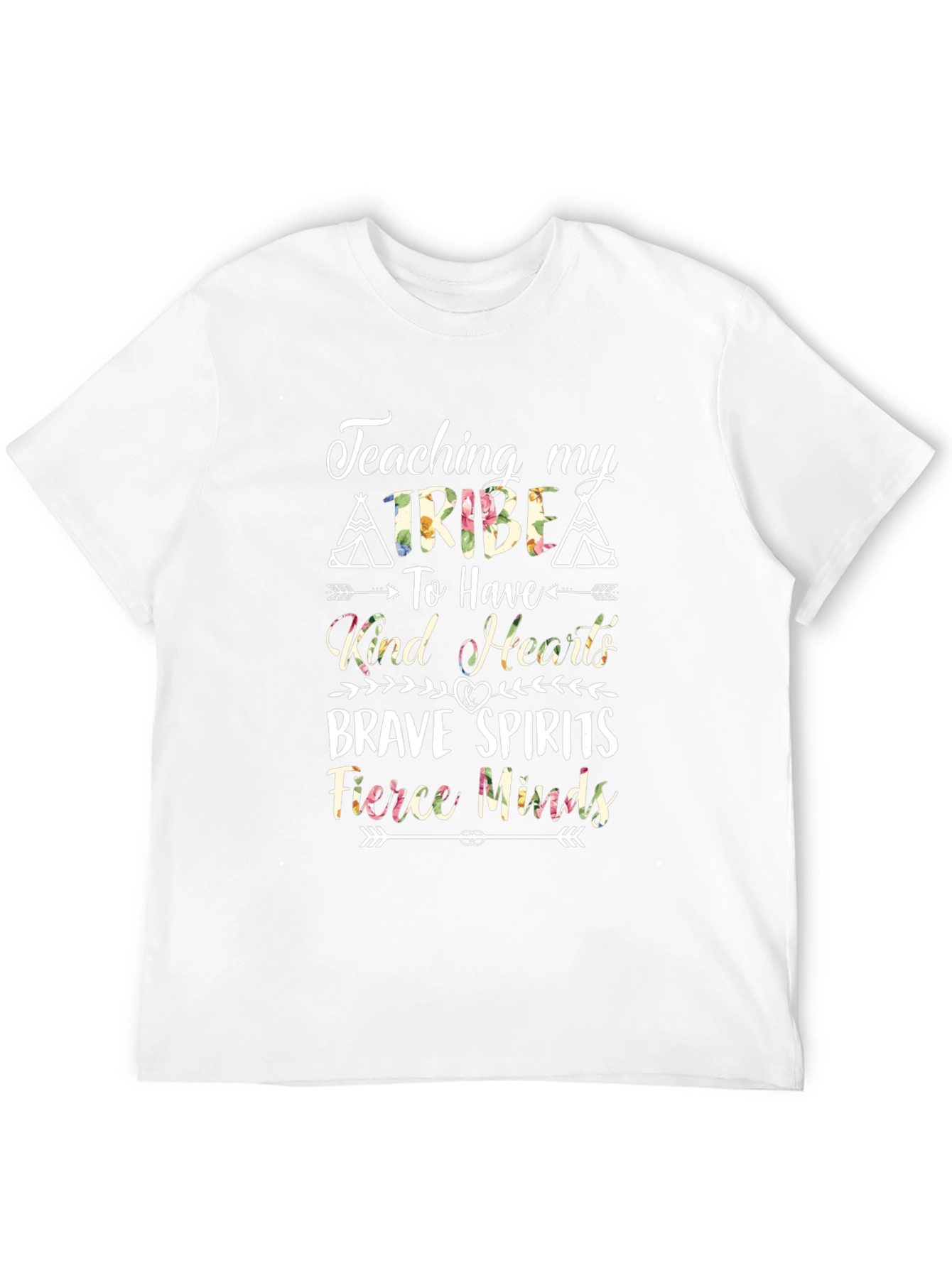 Teaching Tribe Graphic Tee - Kind Hearts Brave Spirits