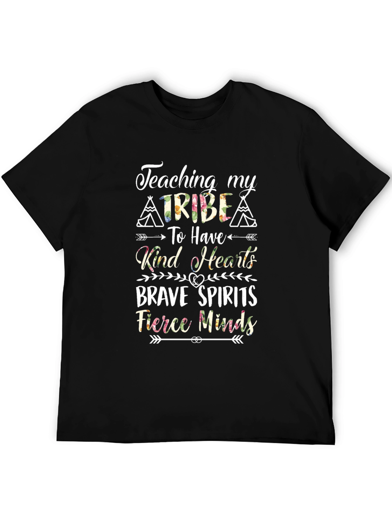Teaching Tribe Graphic Tee - Kind Hearts Brave Spirits
