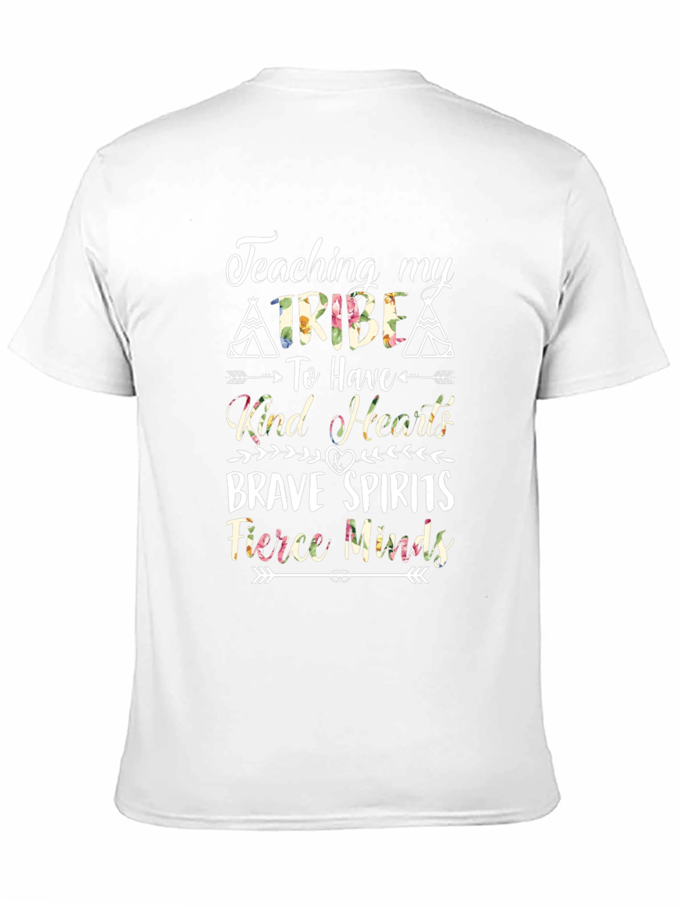 Teaching Tribe Graphic Tee - Kind Hearts Brave Spirits
