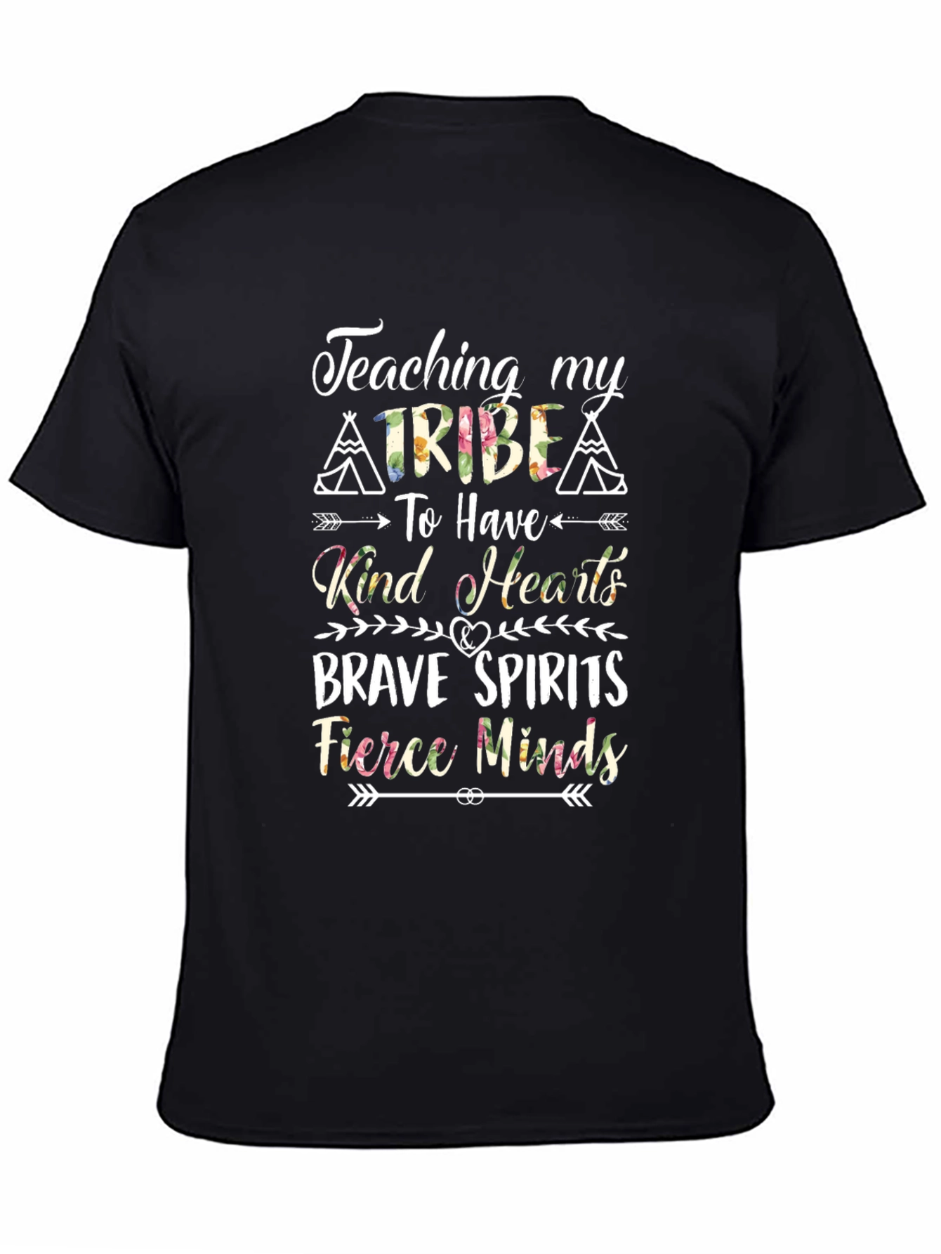 Teaching Tribe Graphic Tee - Kind Hearts Brave Spirits