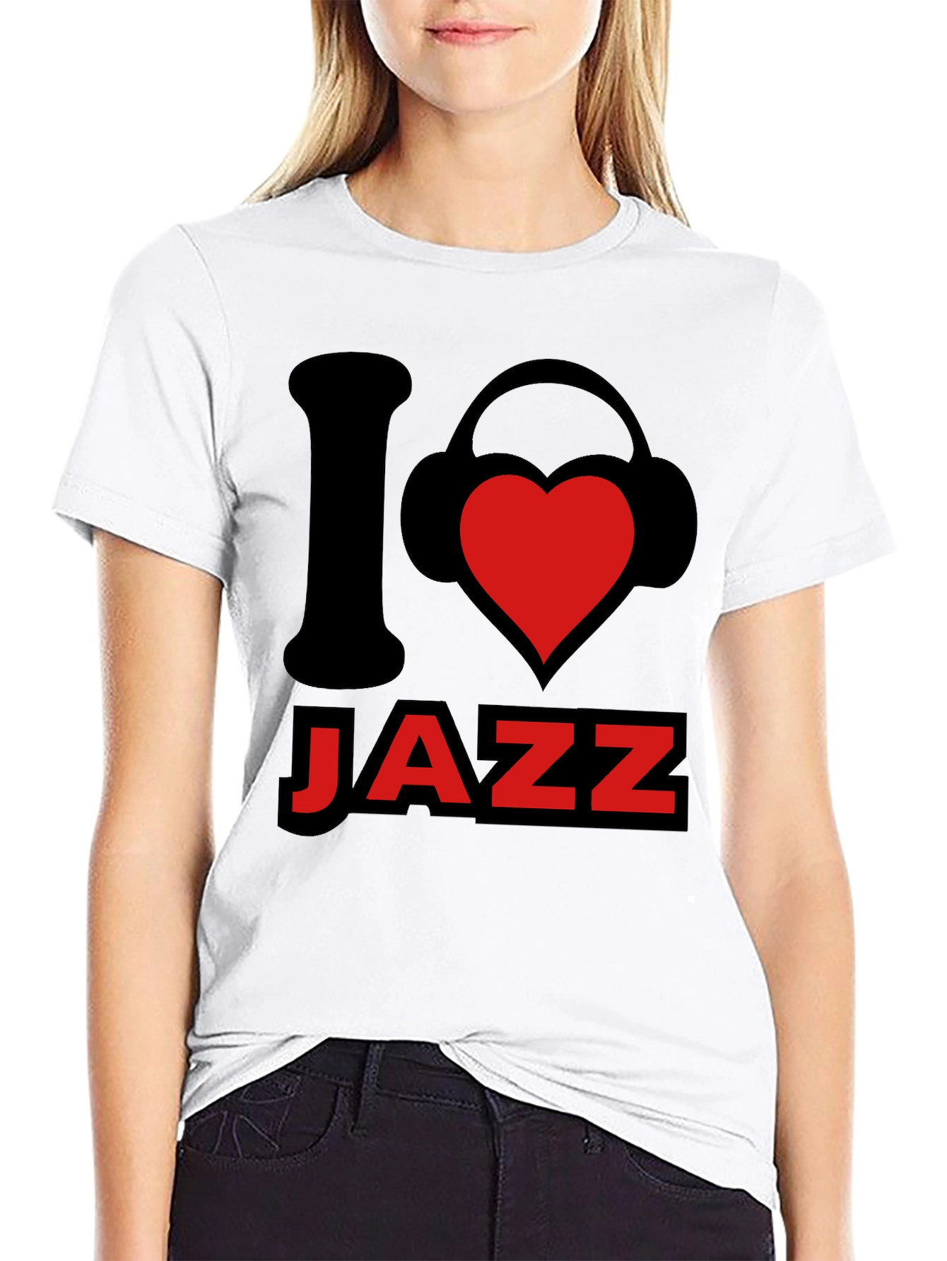 I Love Jazz Graphic Tee - Music Lover T-Shirt