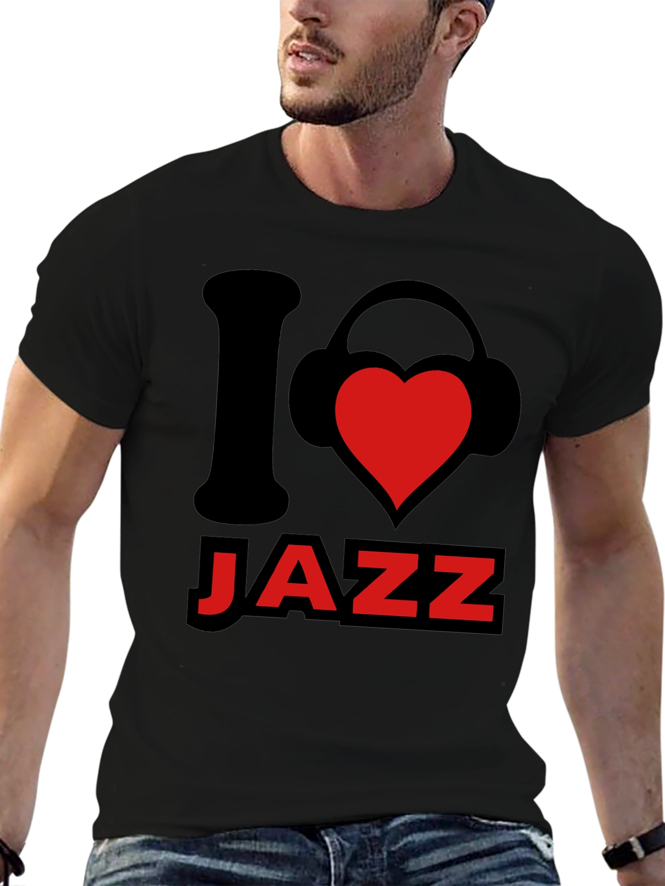 I Love Jazz Graphic Tee - Music Lover T-Shirt