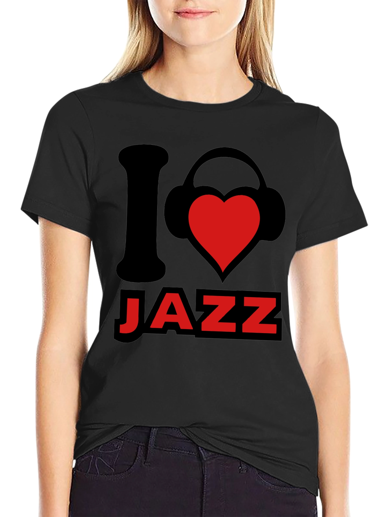 I Love Jazz Graphic Tee - Music Lover T-Shirt