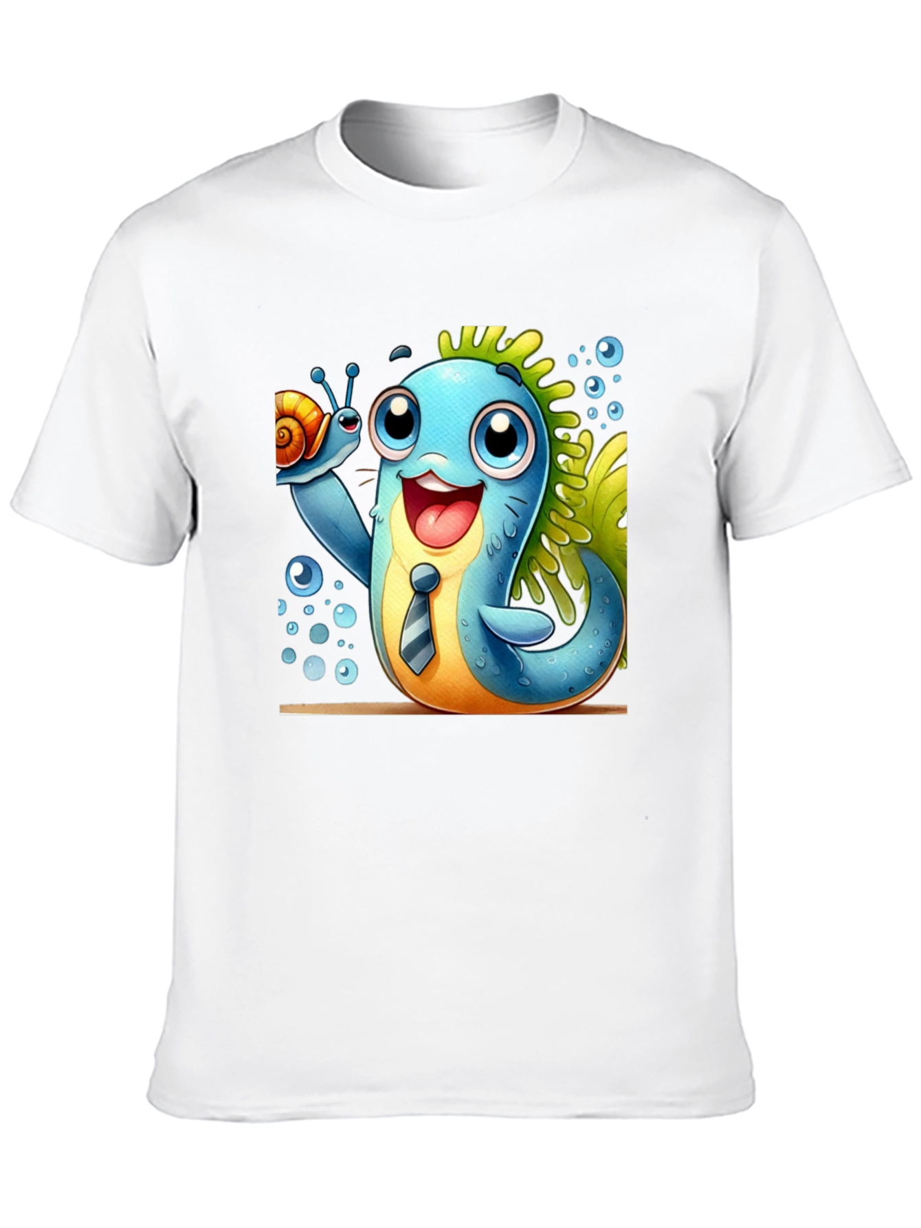 Cartoon Sea Creature Graphic Tee