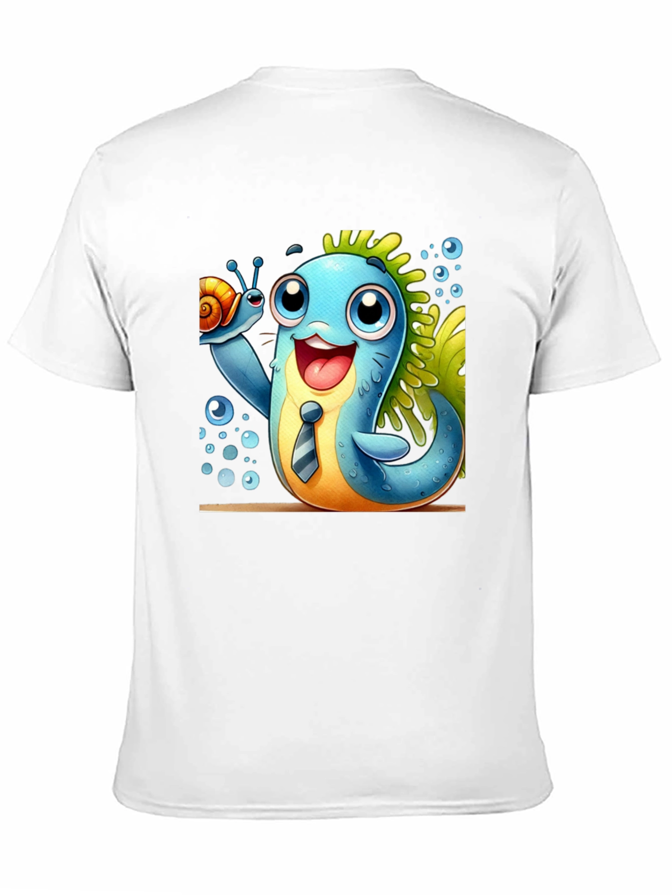 Cartoon Sea Creature Graphic Tee